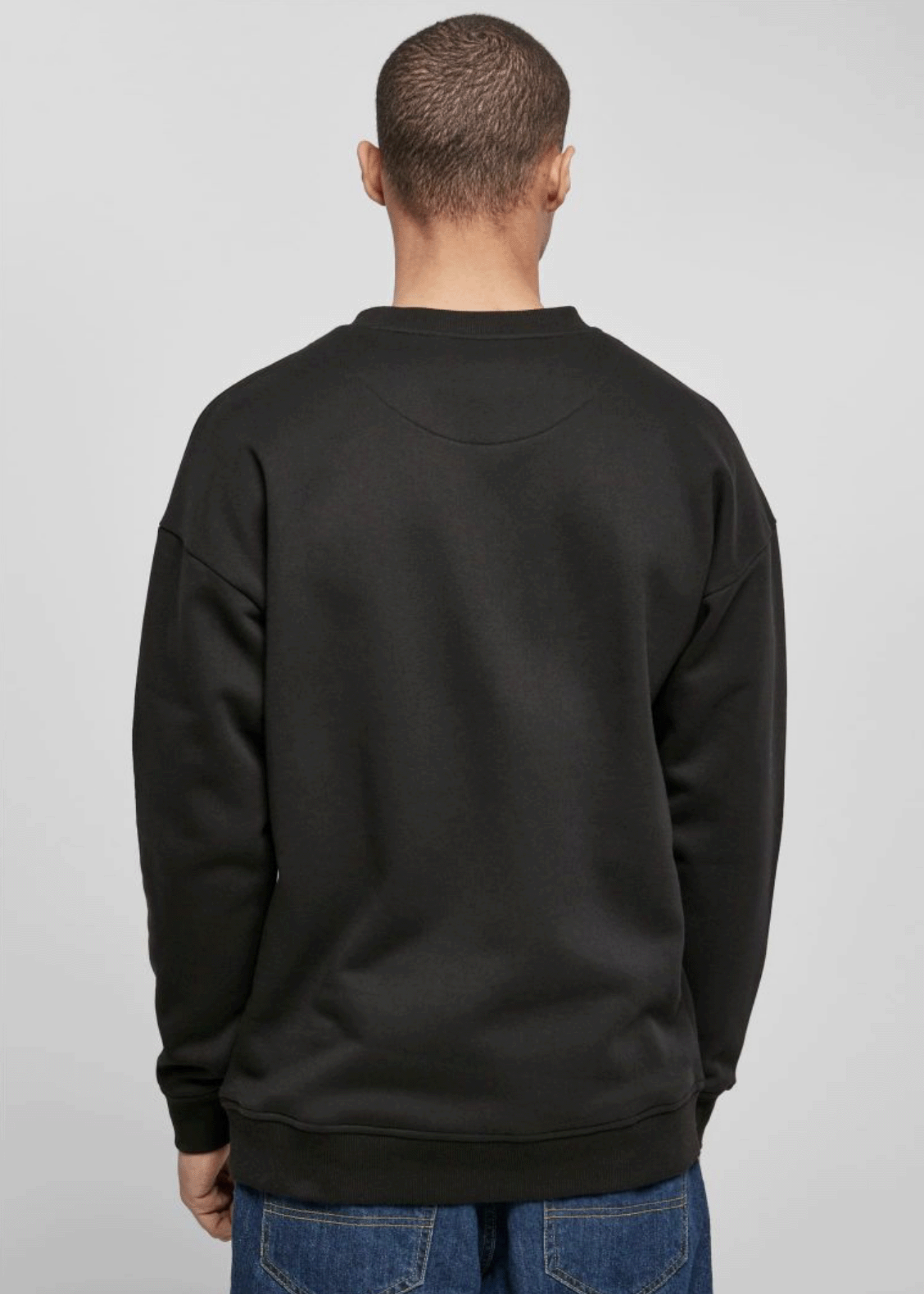 Gespür für Schnee Frontprint - Herren Oversized Sweatshirt