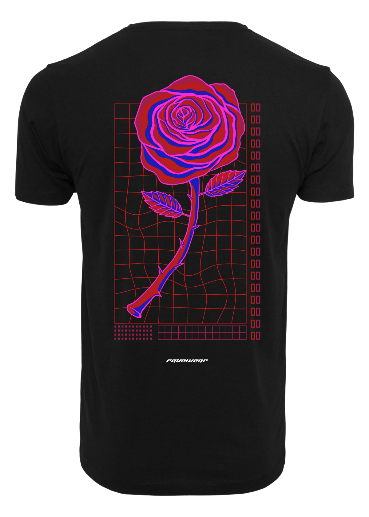Neon Retro Rose - Unisex Premium T-Shirt