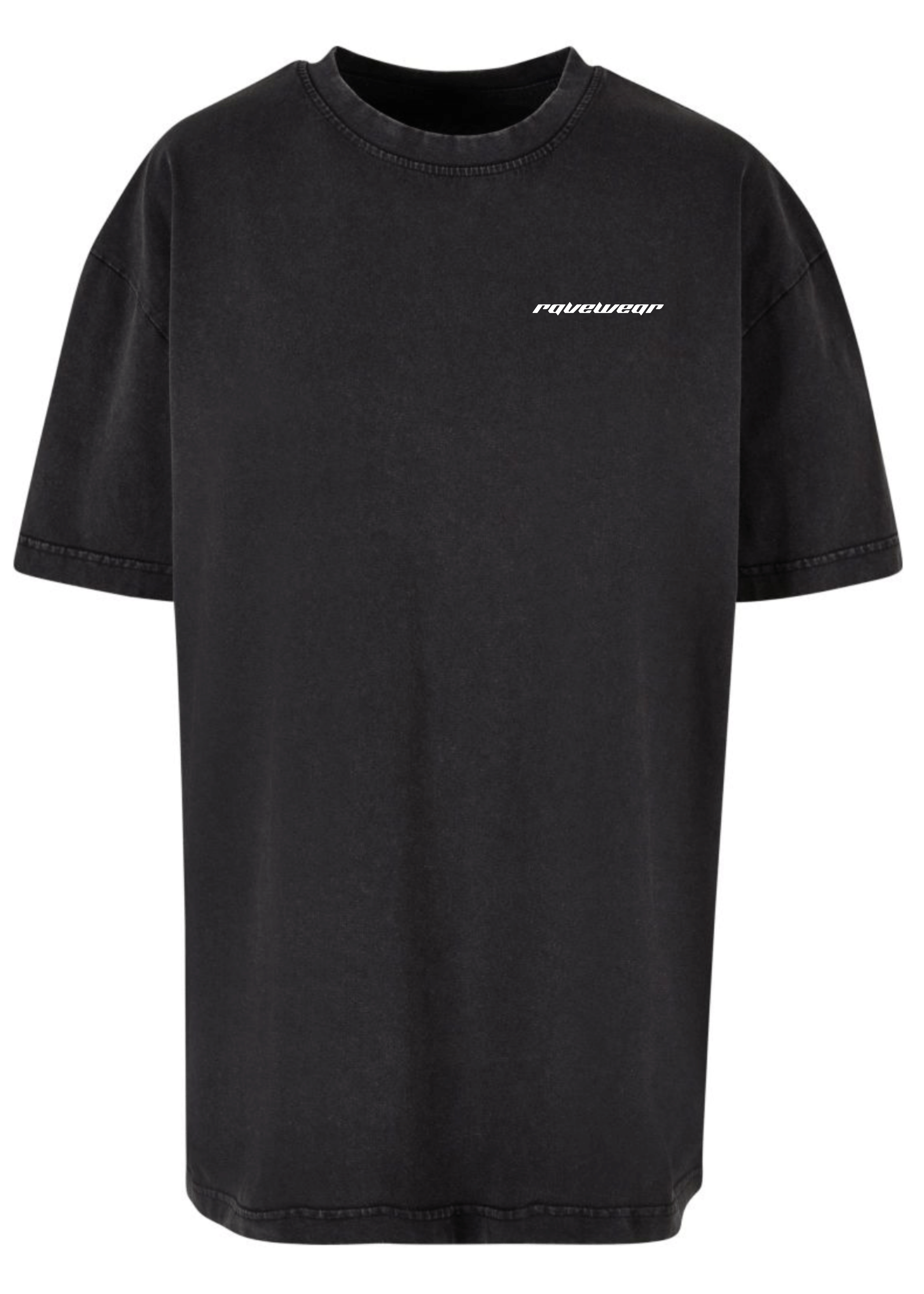 Techno Dragon Backprint - Damen Acid Oversized Shirt