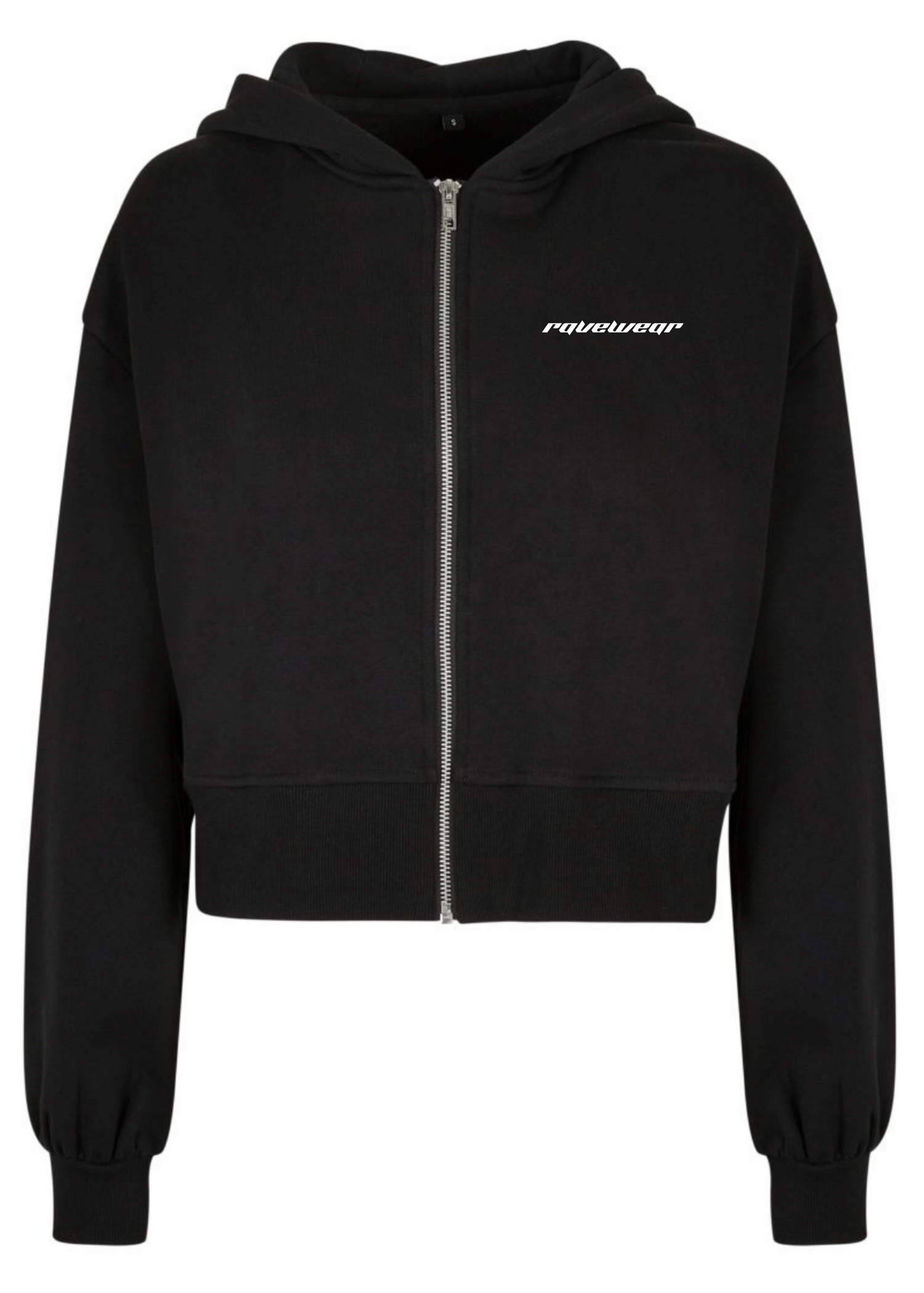 Techno Amor Backprint - Damen Oversized Zipper