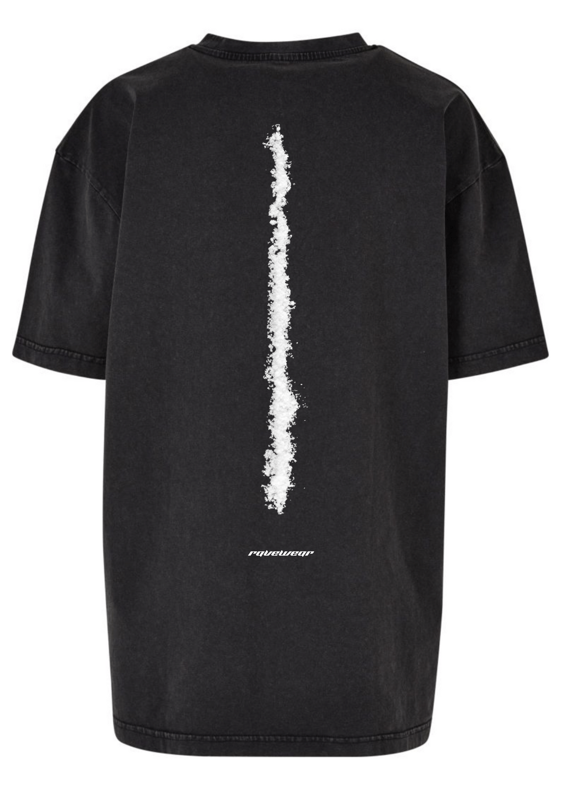 Snow white Backprint - Damen Acid Oversized Shirt