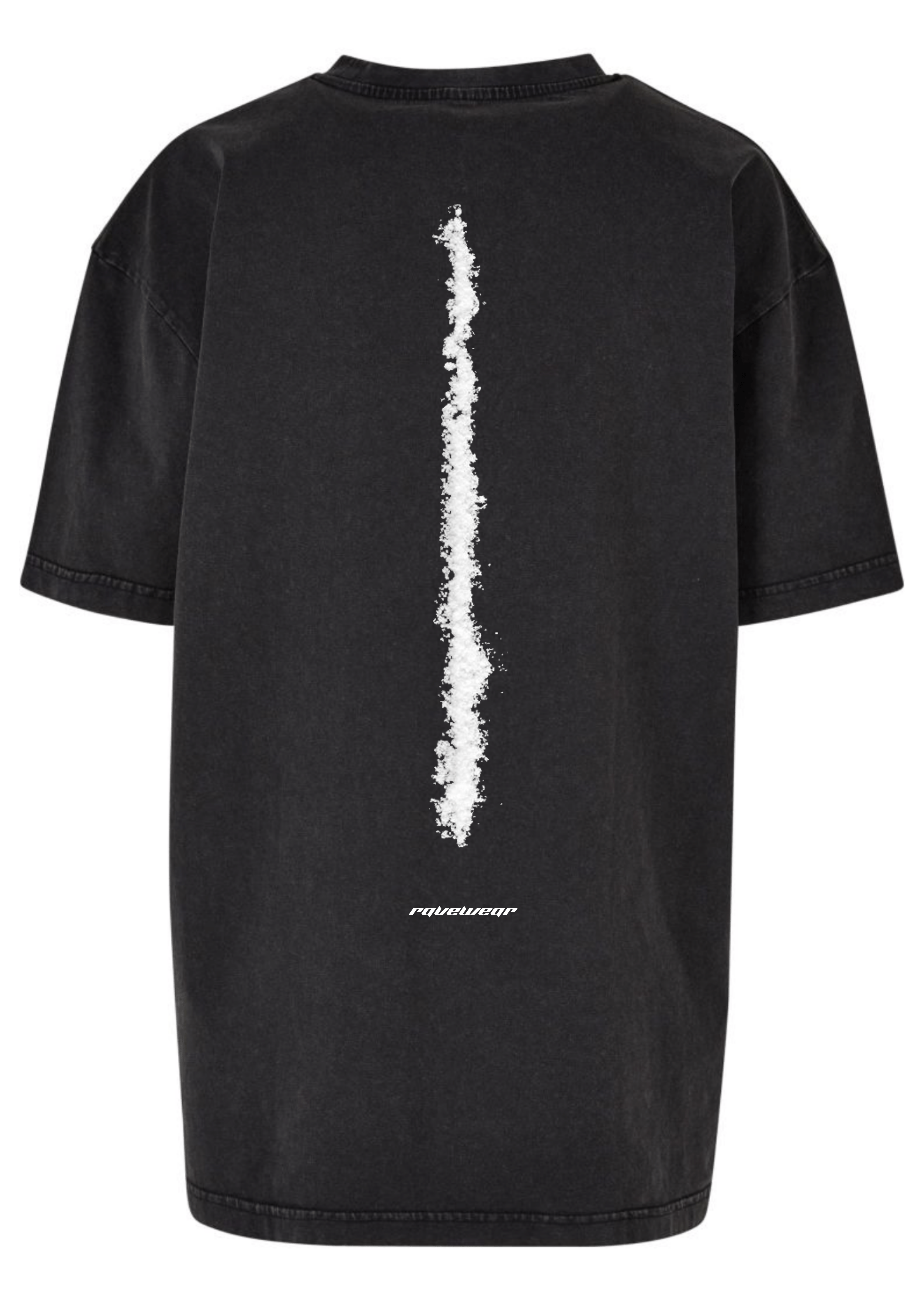 Snow white Backprint - Damen Acid Oversized Shirt