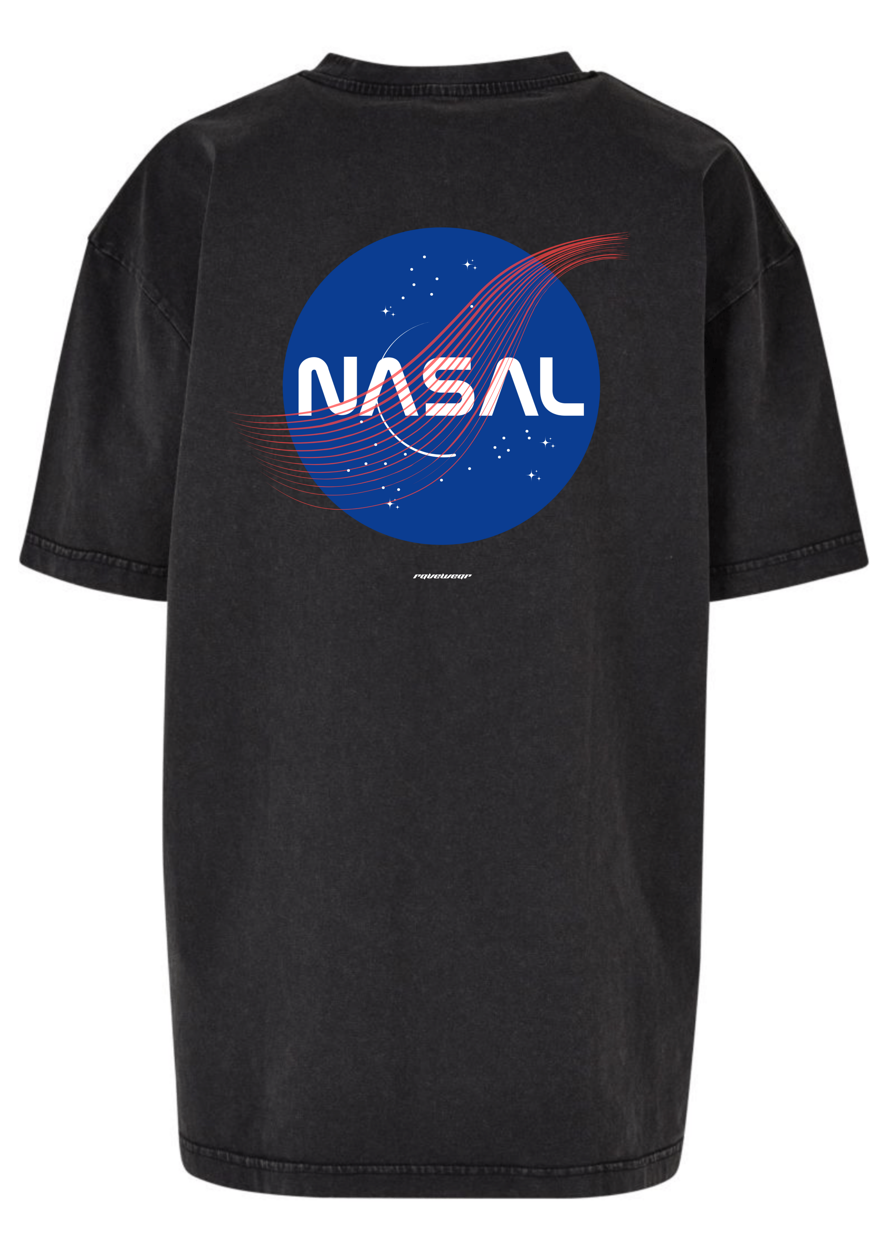 Nasal Backprint - Damen Acid Oversized Shirt