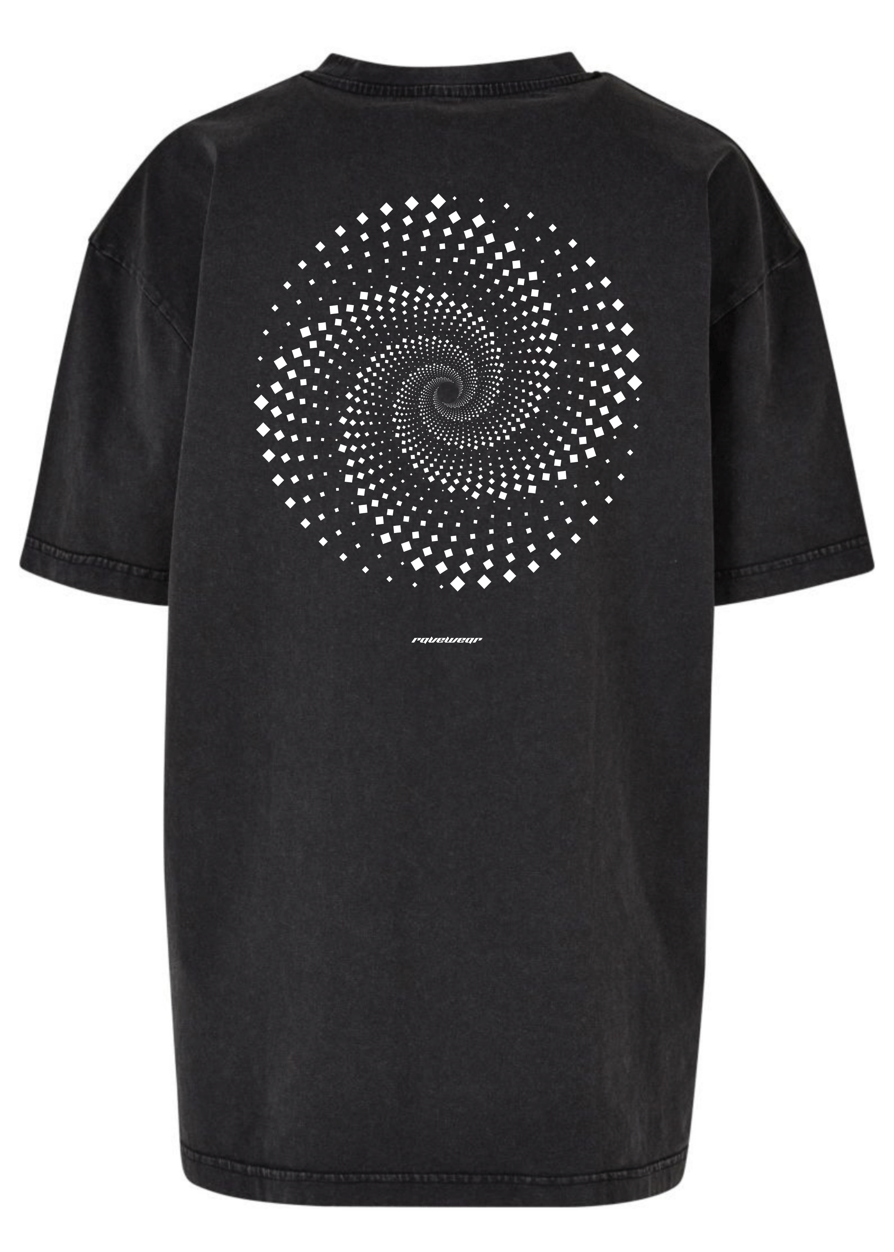 Trippy Cycle Backprint - Damen Acid Oversized Shirt