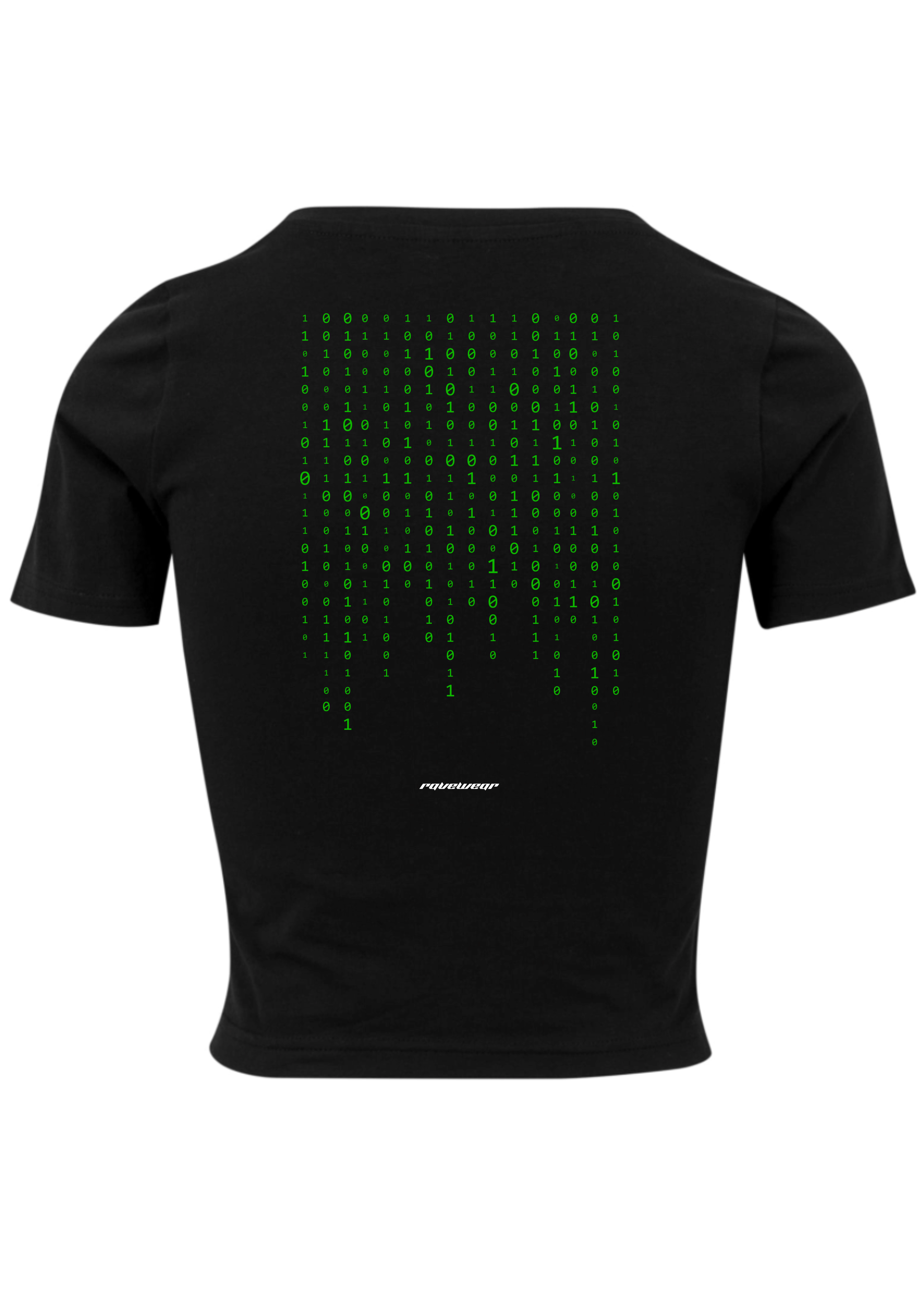 Matrix Backprint - Damen Crop Top