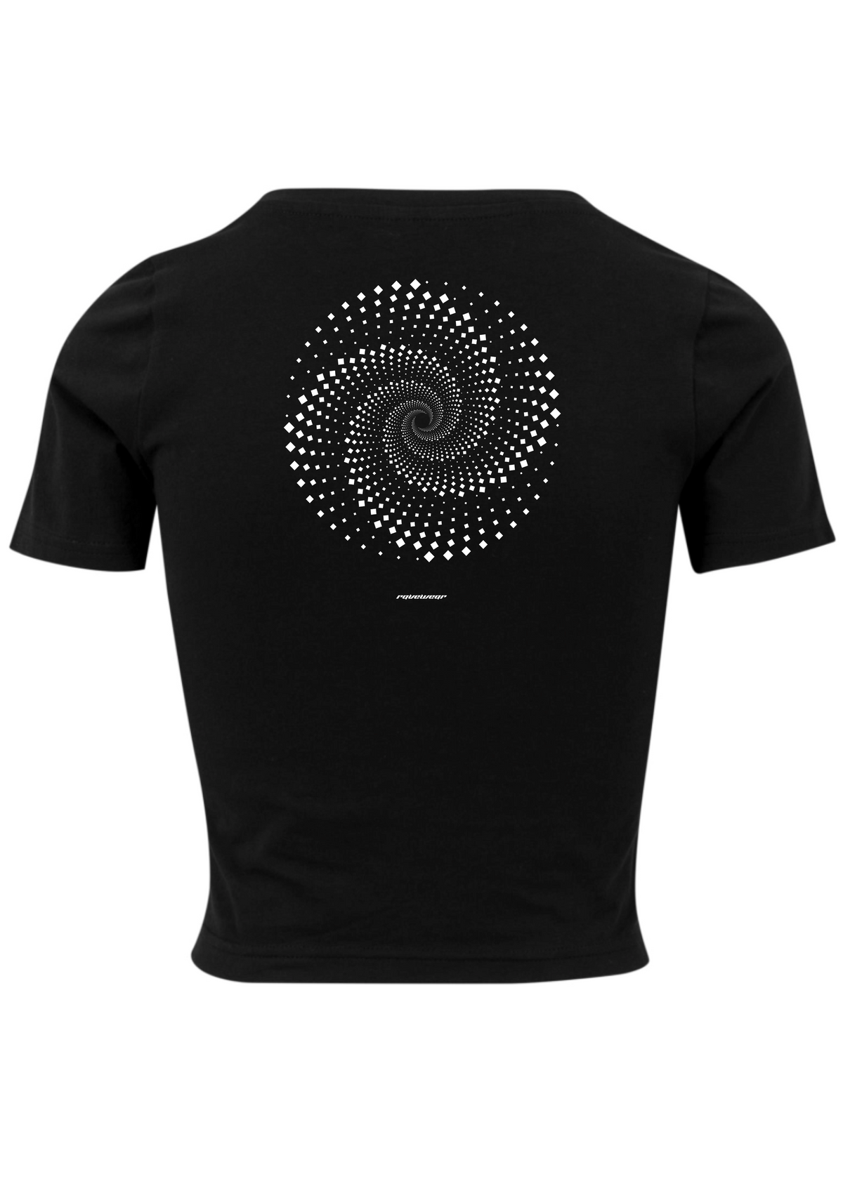 Trippy Cycle Backprint - Damen Crop Top
