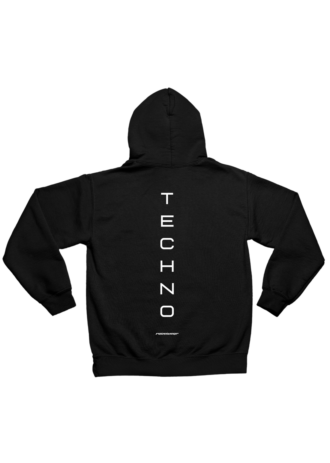 Just Techno Backprint - Damen Oversized Hoodie