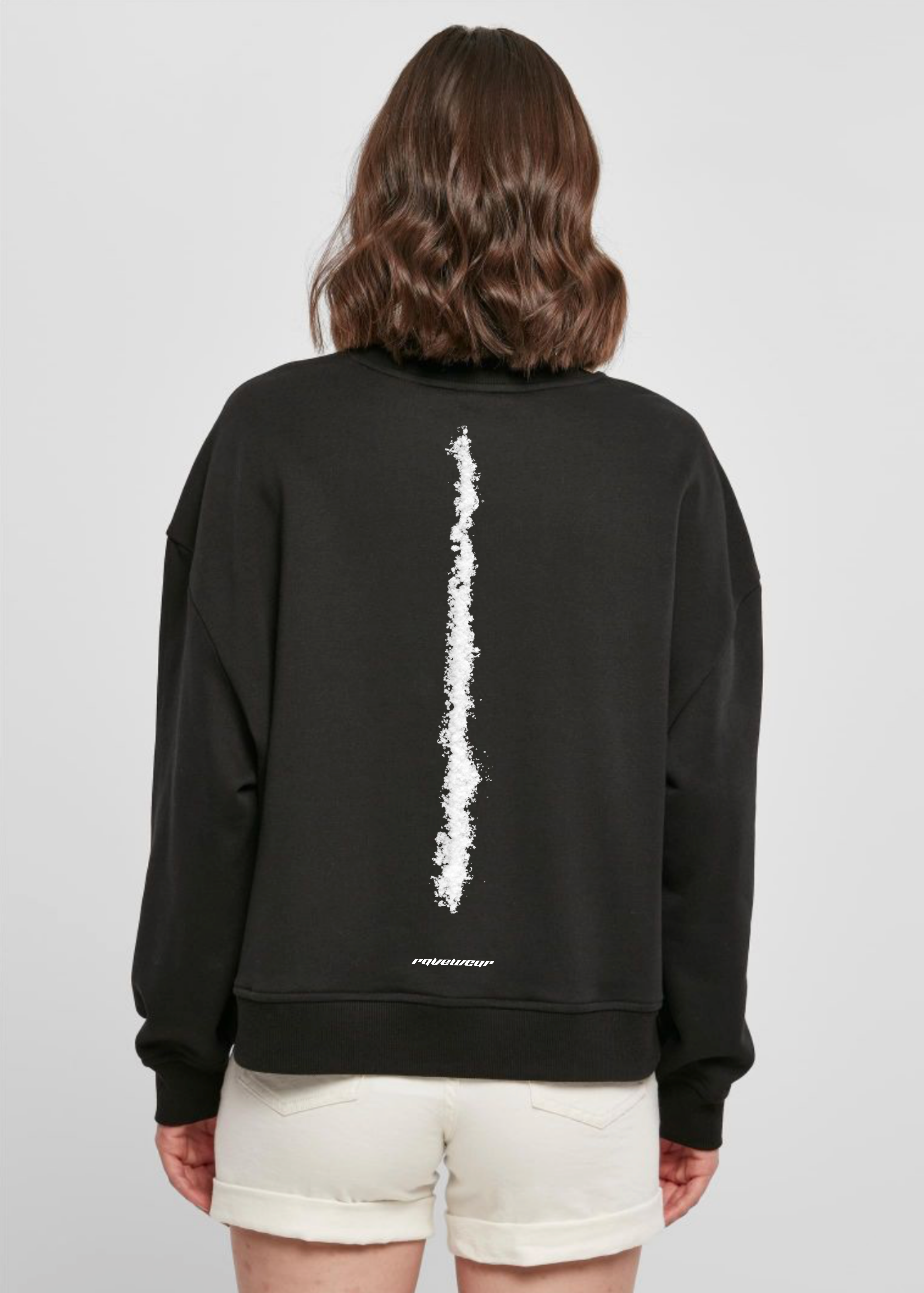 Snow white Backprint - Damen Oversized Sweatshirt