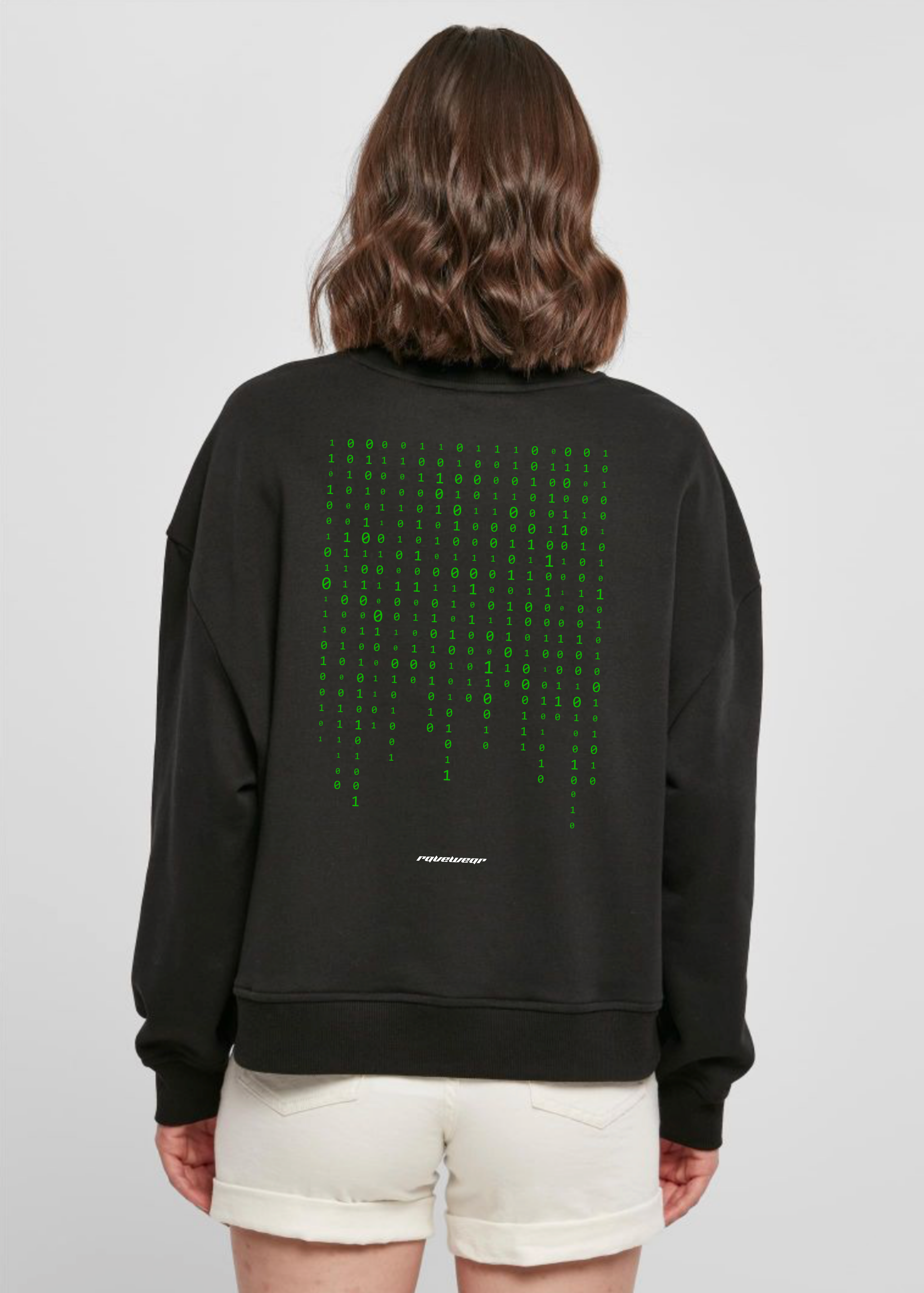Matrix Backprint - Damen Oversized Sweatshirt