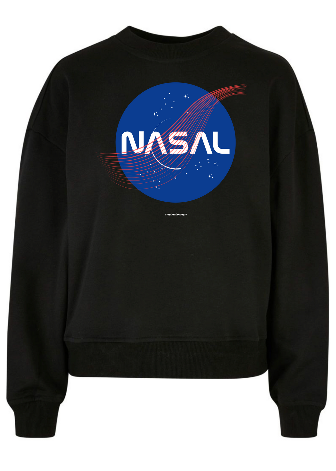 Nasal Backprint - Damen Oversized Sweatshirt