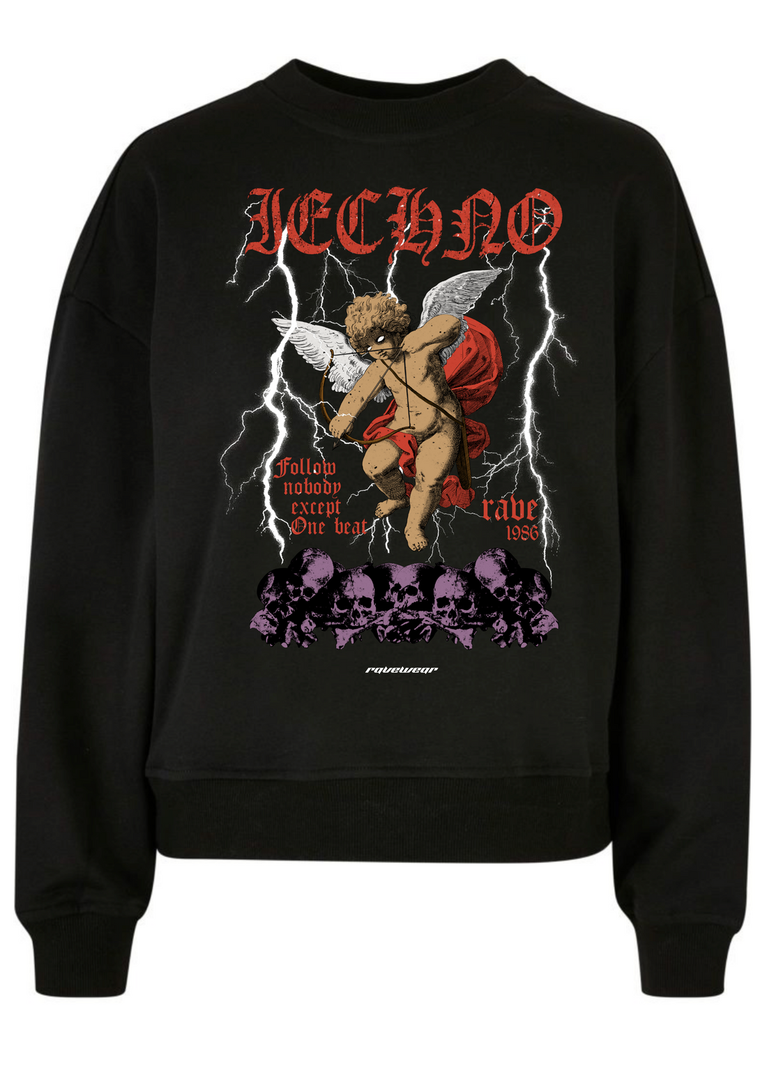 Techno Amor - Damen Oversized Sweatshirt