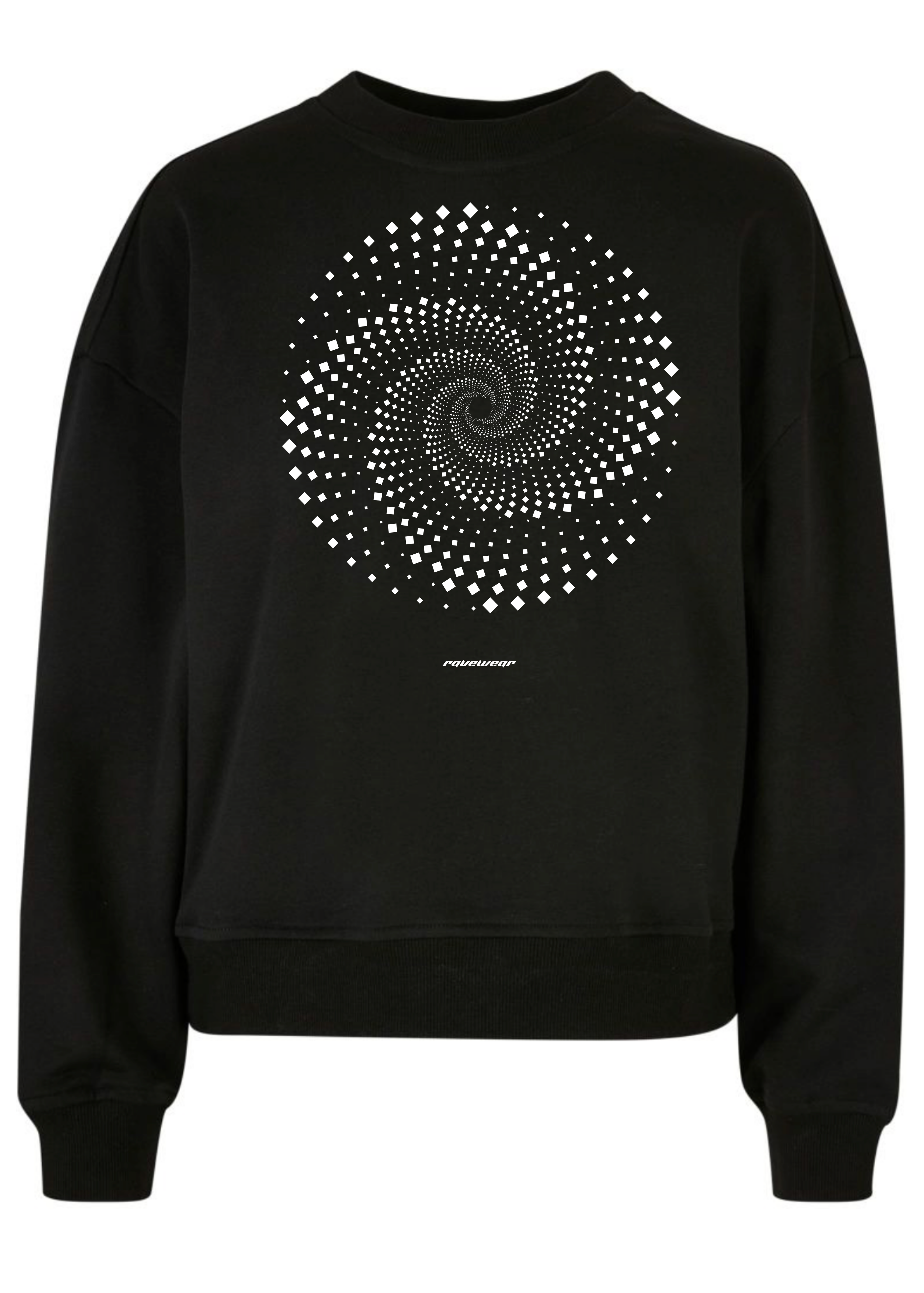 Trippy Cycle Backprint - Damen Oversized Sweatshirt
