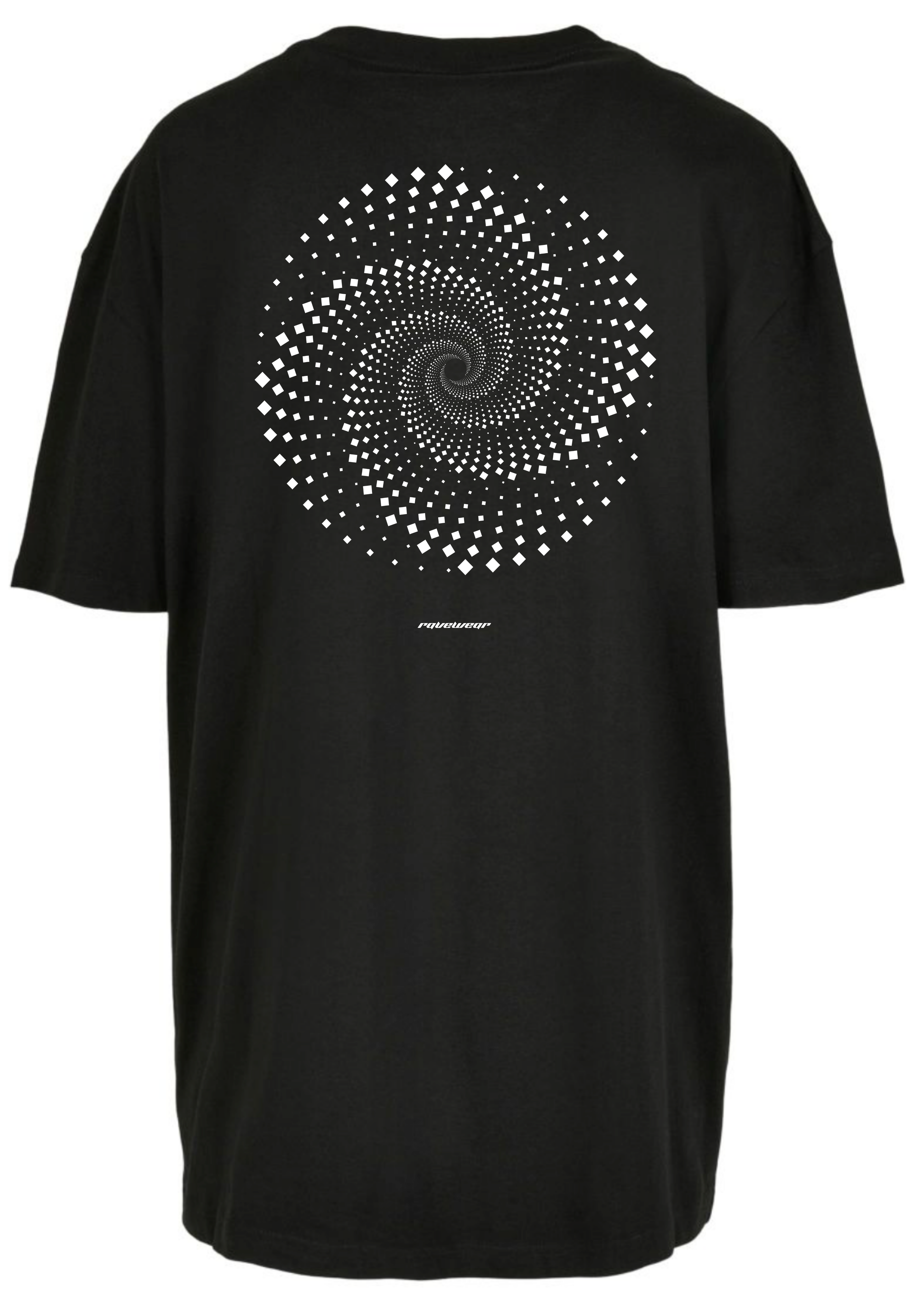 Trippy Cycle Backprint - Damen Oversized Shirt