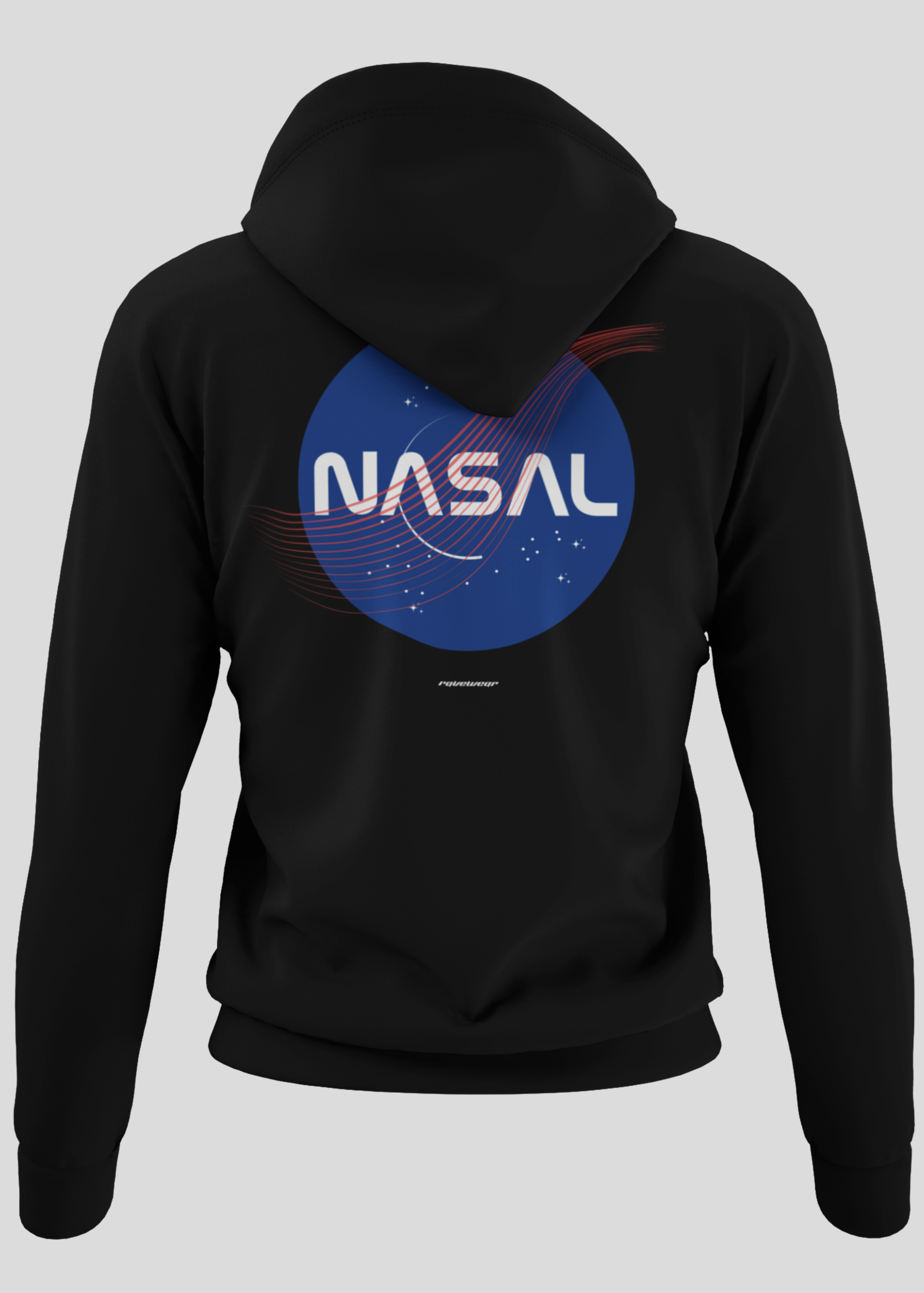 Nasal Backprint - Damen Oversized Zipper