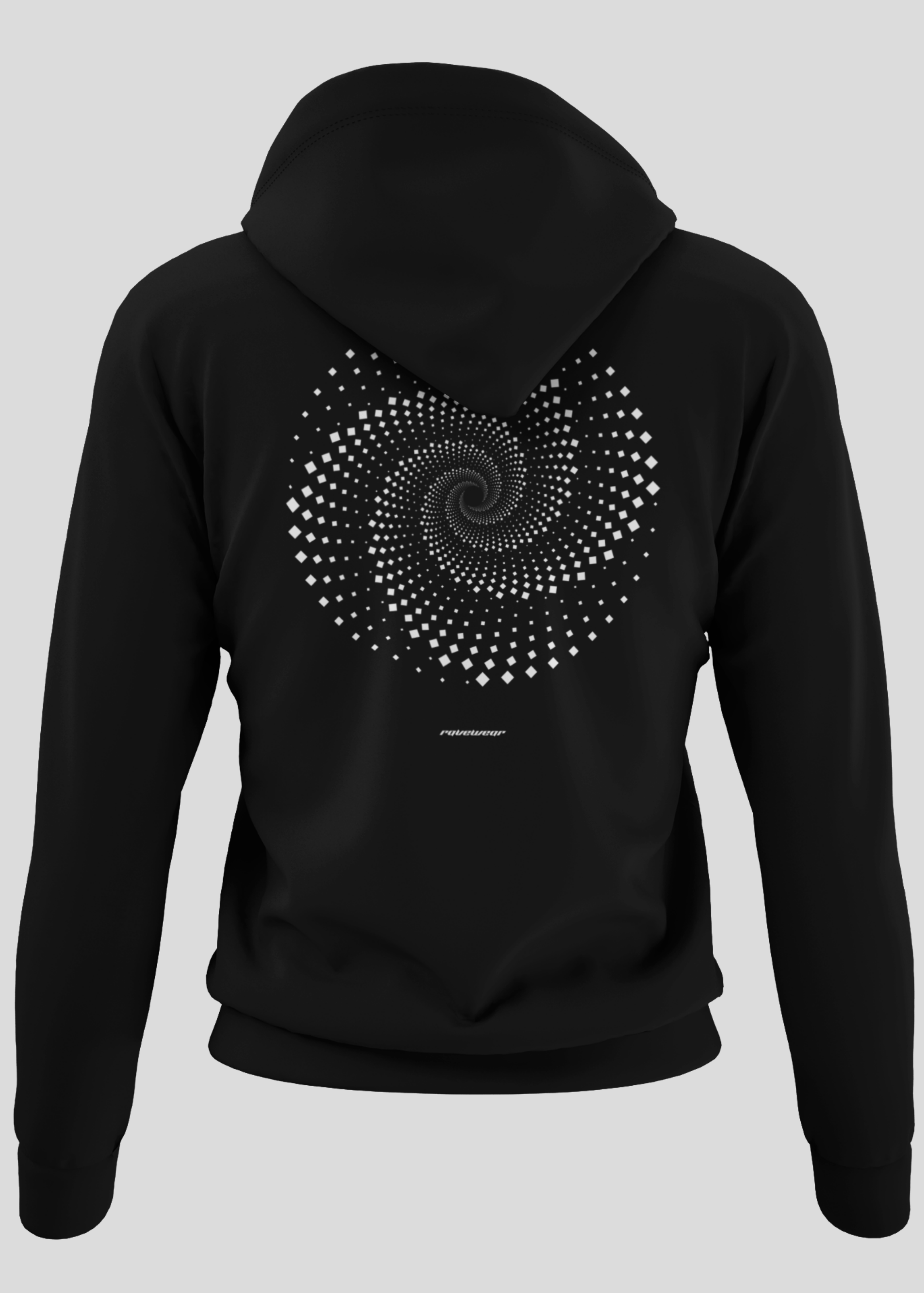 Trippy Cycle Backprint - Damen Oversized Zipper