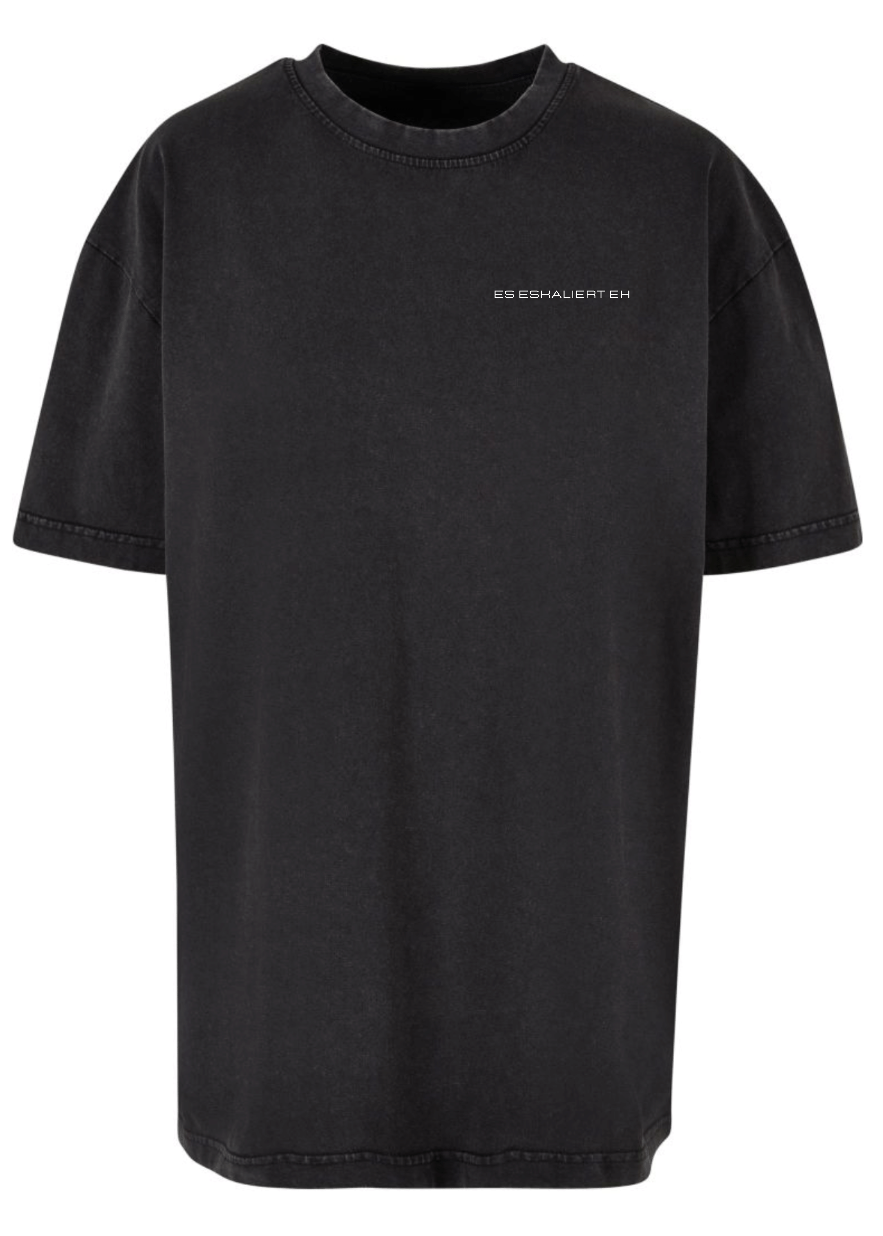 Es Eskaliert Eh Frontprint - Herren Acid Oversized Shirt