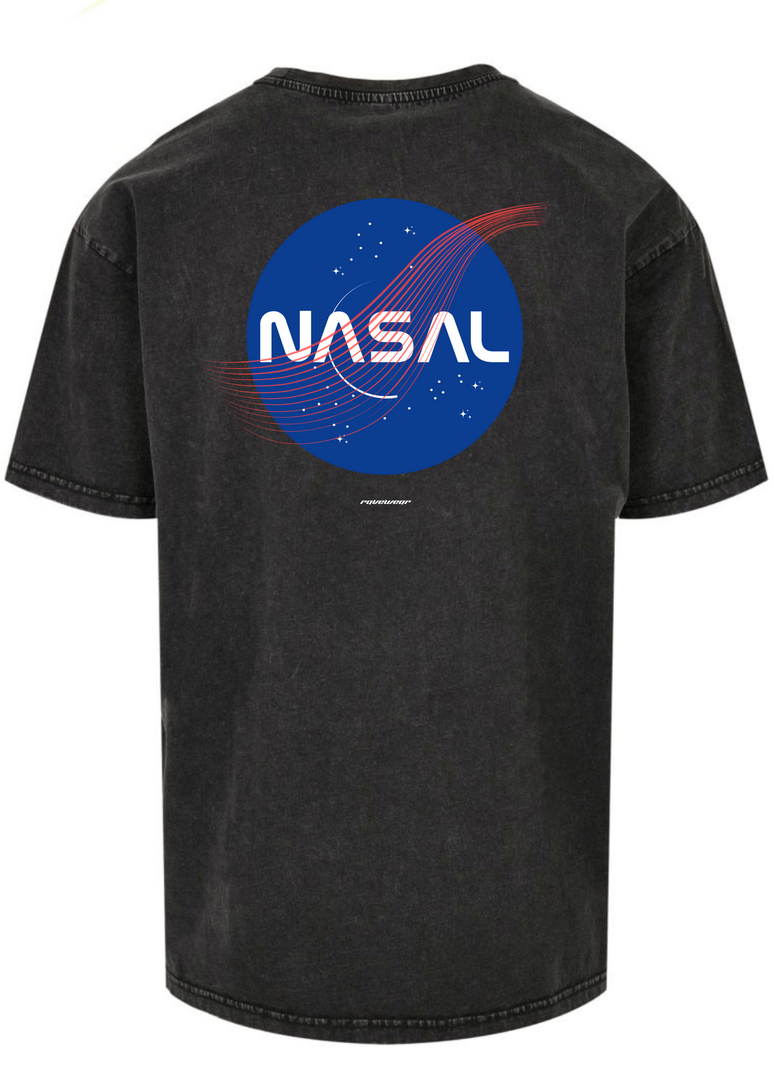 Nasal Backprint - Herren Acid Oversized Shirt