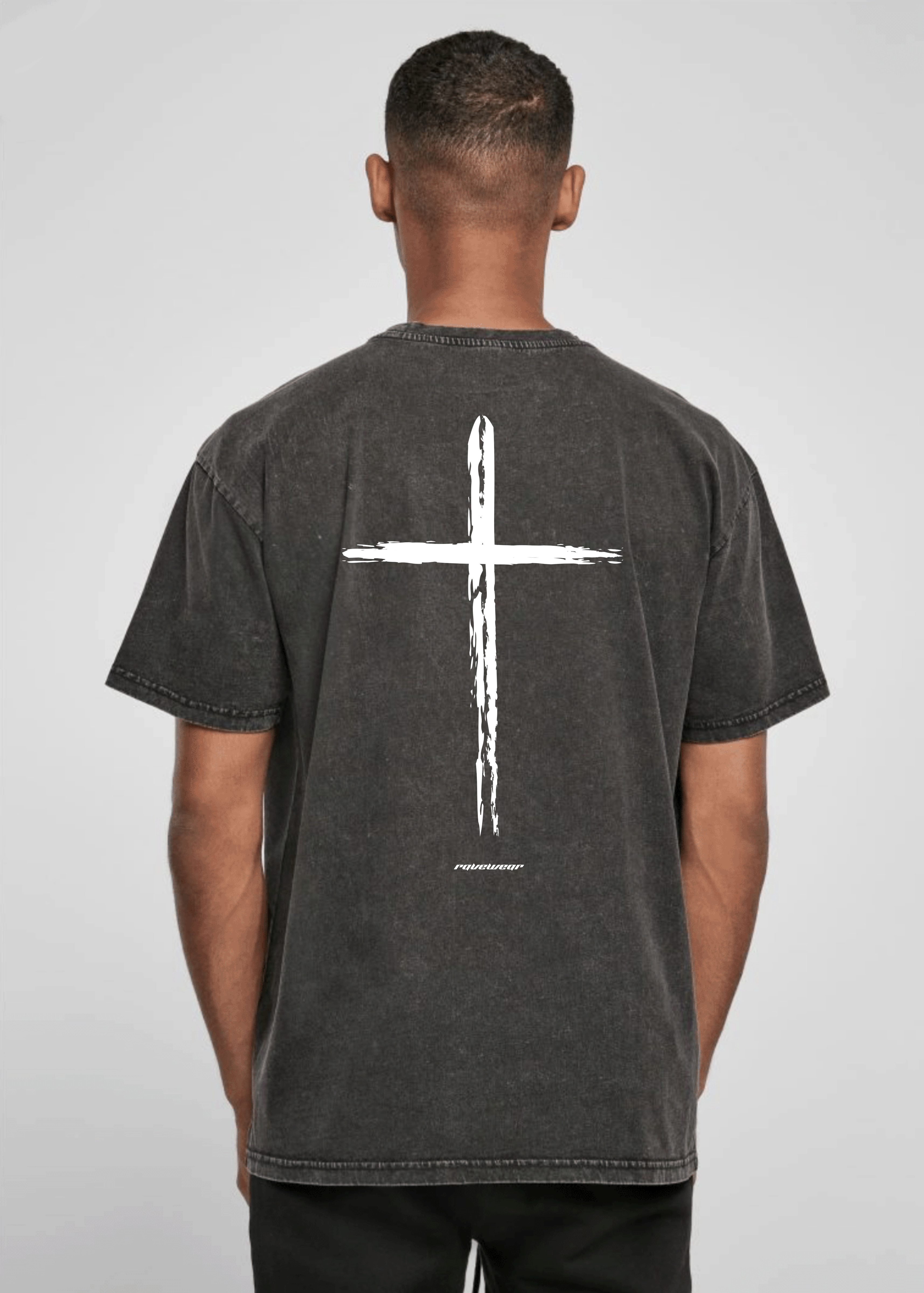 Holy Rave Backprint - Herren Acid Oversized Shirt