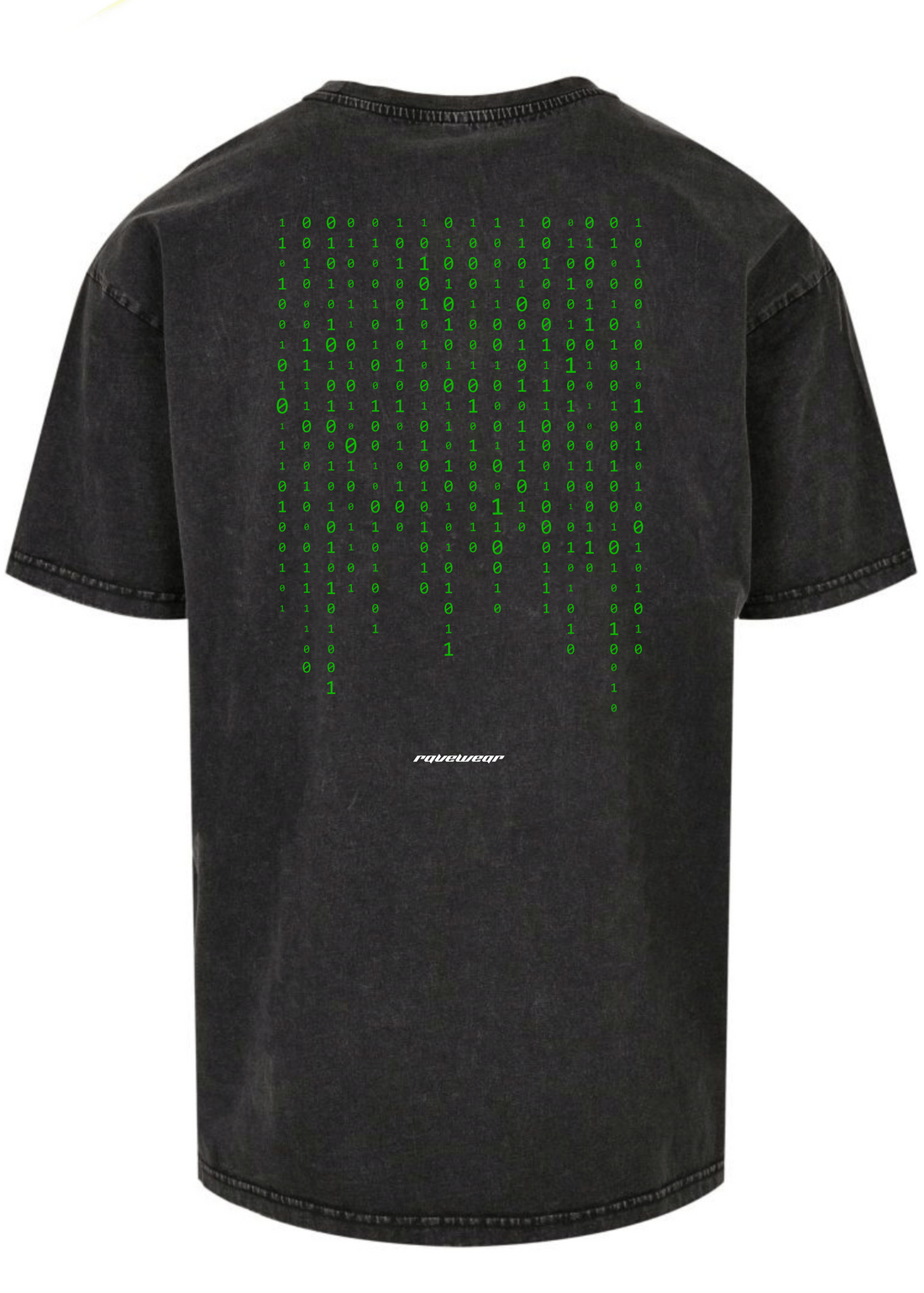 Matrix Backprint - Herren Acid Oversized Shirt