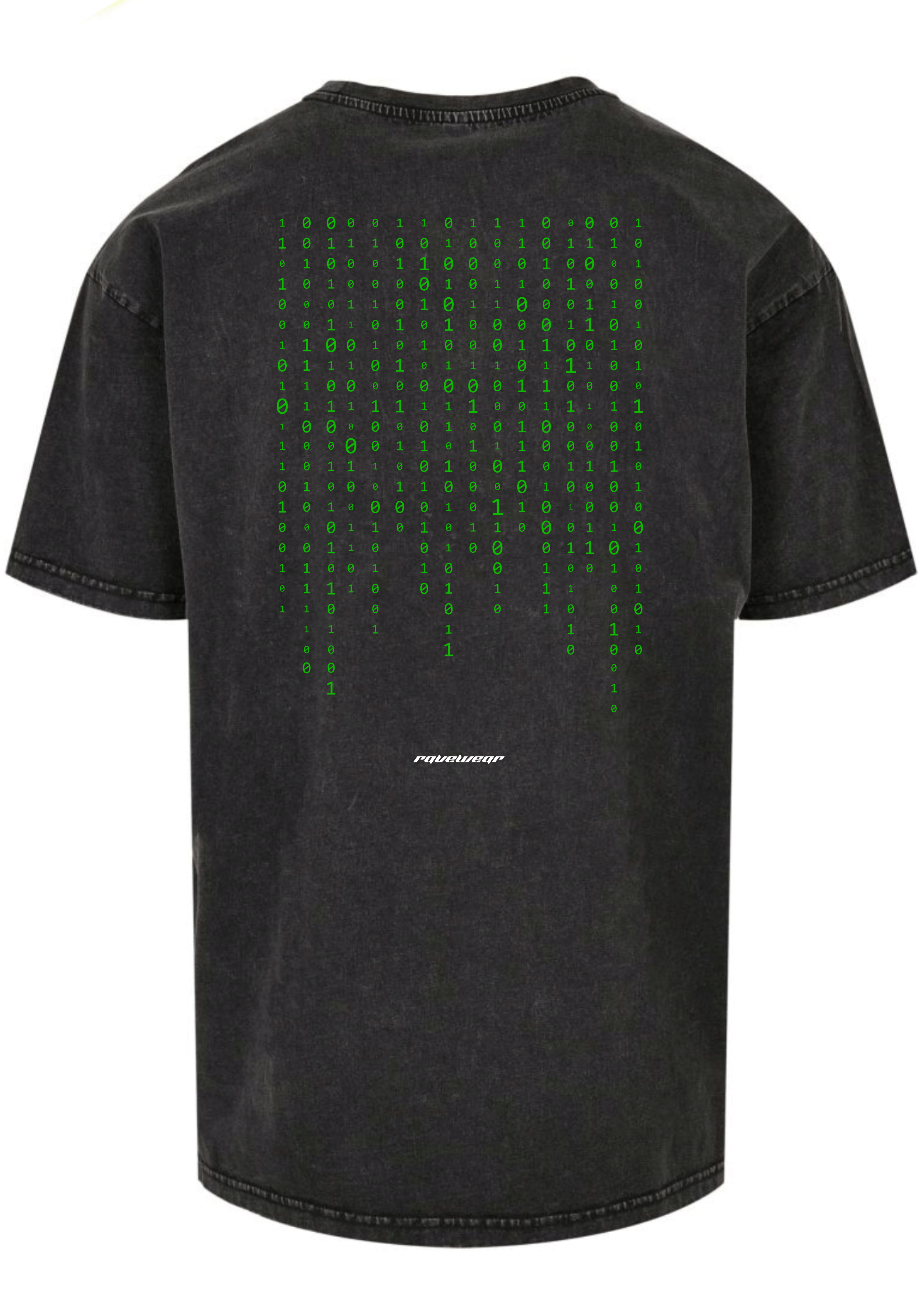 Matrix Backprint - Herren Acid Oversized Shirt