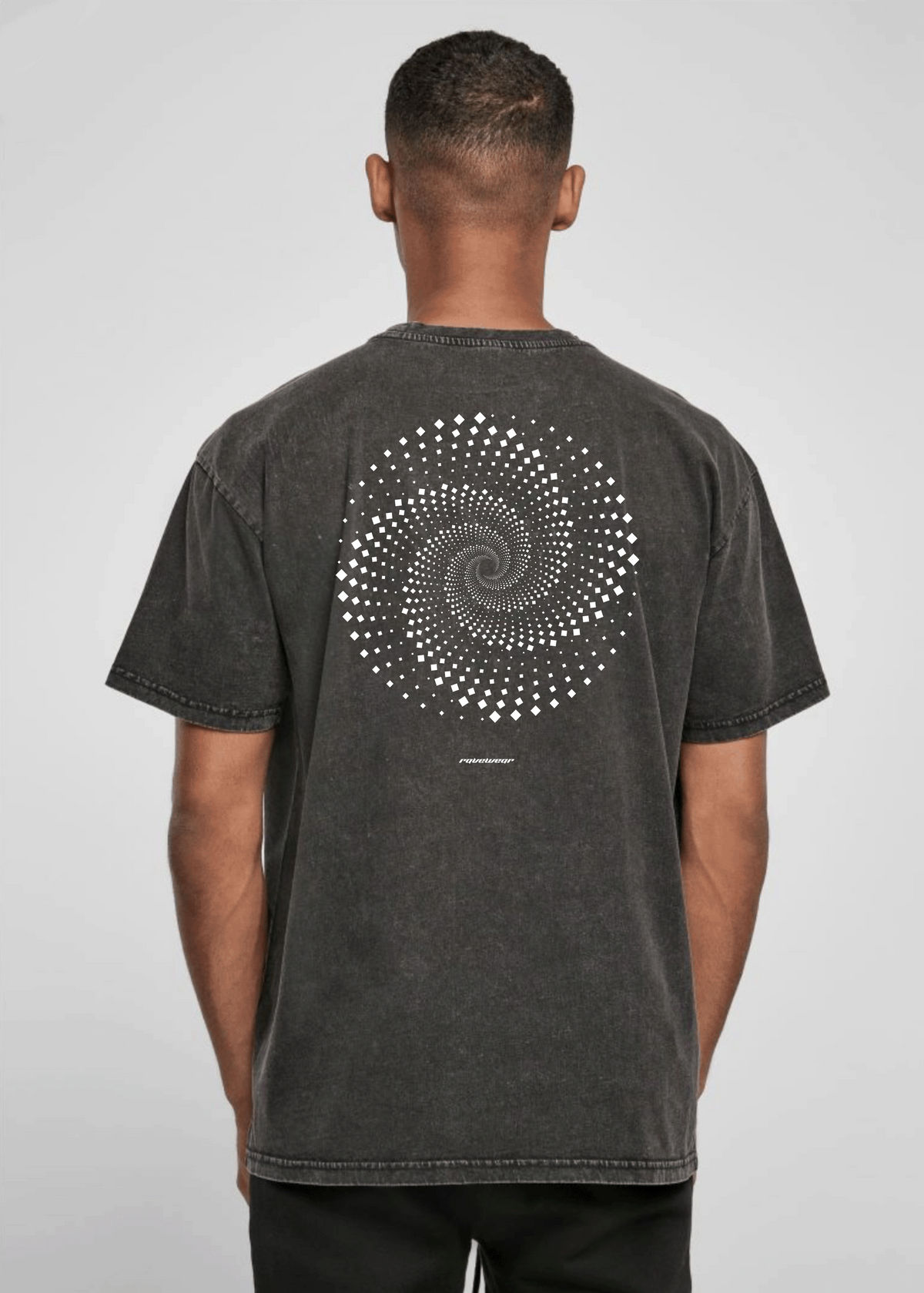 Trippy Cycle Backprint - Unisex Acid Oversized Shirt