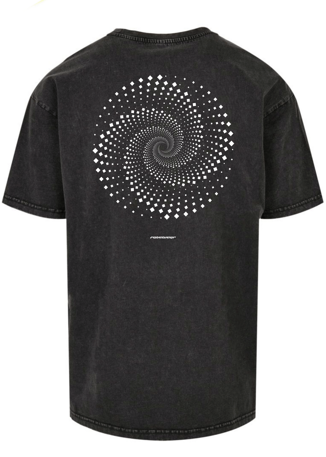 Trippy Cycle Backprint - Herren Acid Oversized Shirt