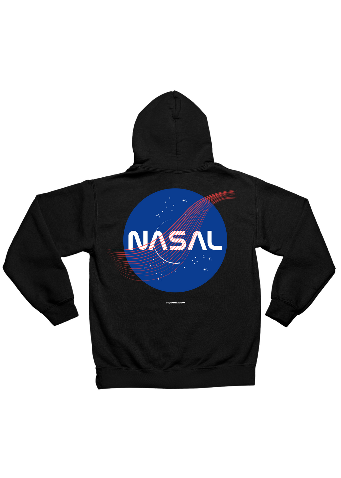 Nasal Backprint - Herren Oversized Hoodie