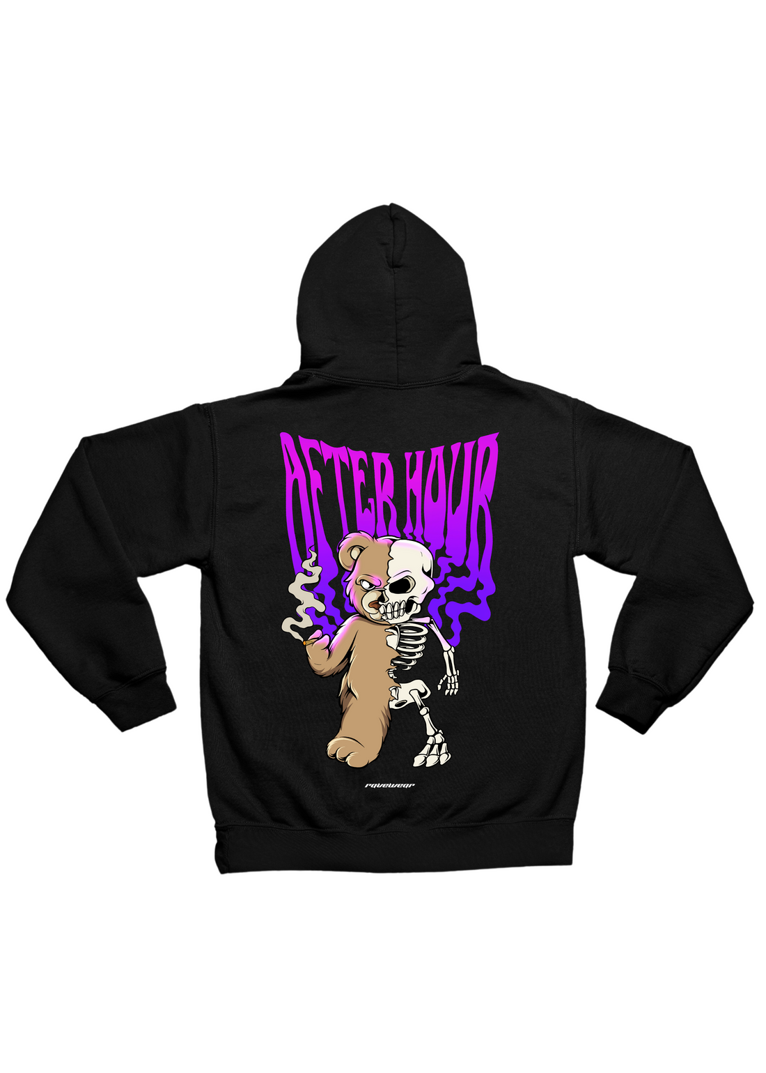 Afterhour Teddy Backprint - Herren Oversized Hoodie