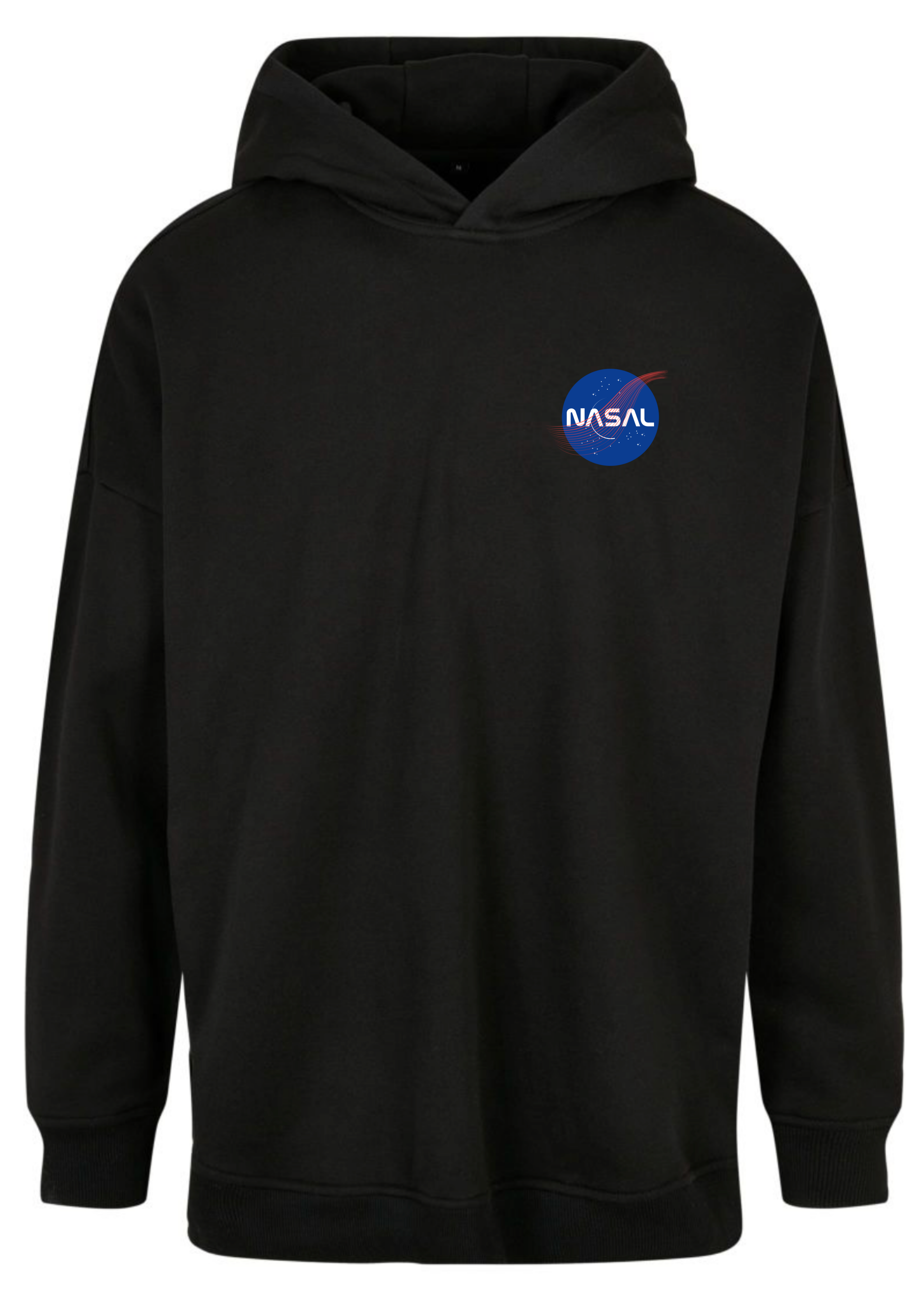 Nasal Frontprint - Herren Oversized Hoodie