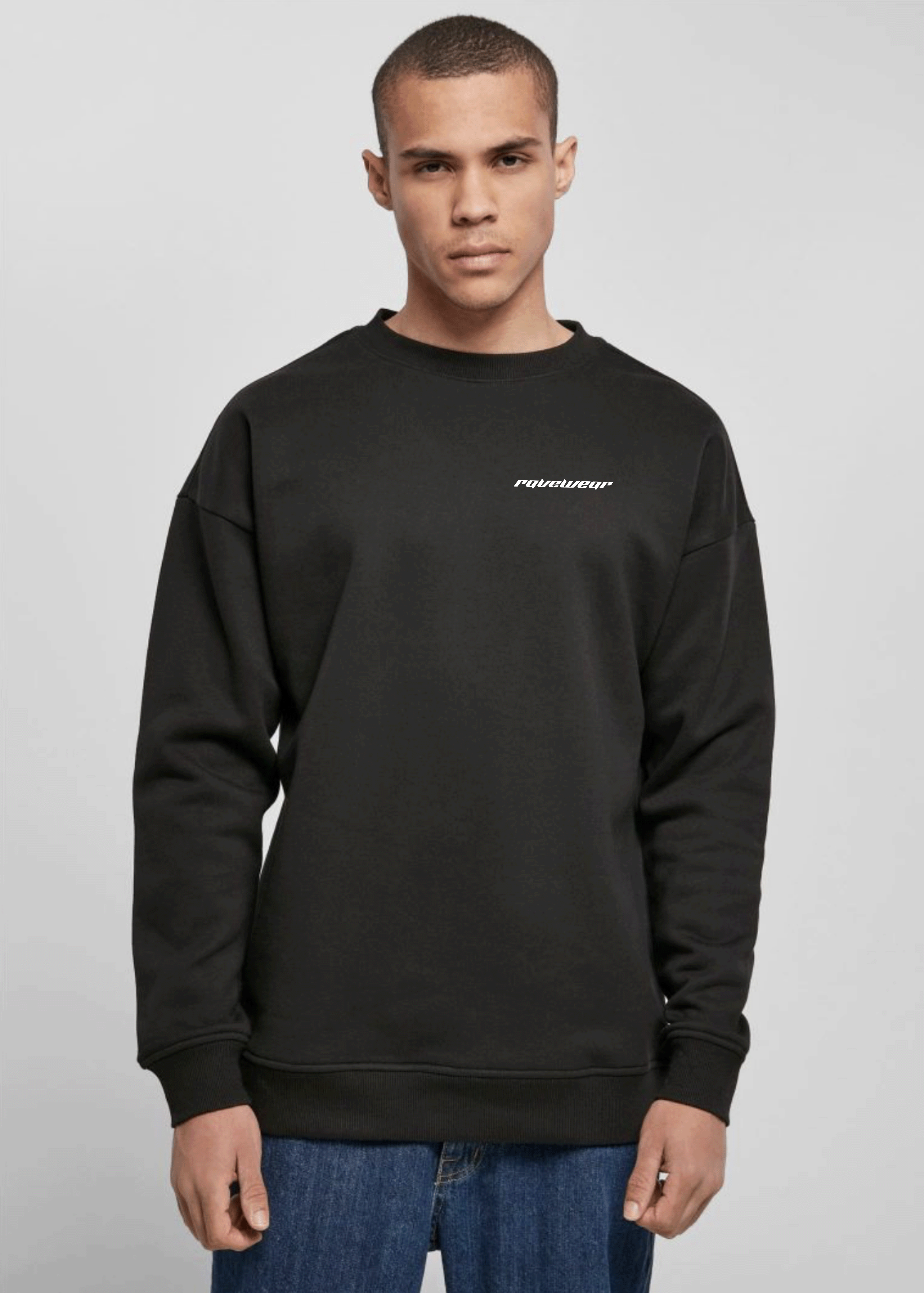 Original ravewear Frontprint - Herren Oversized Sweatshirt