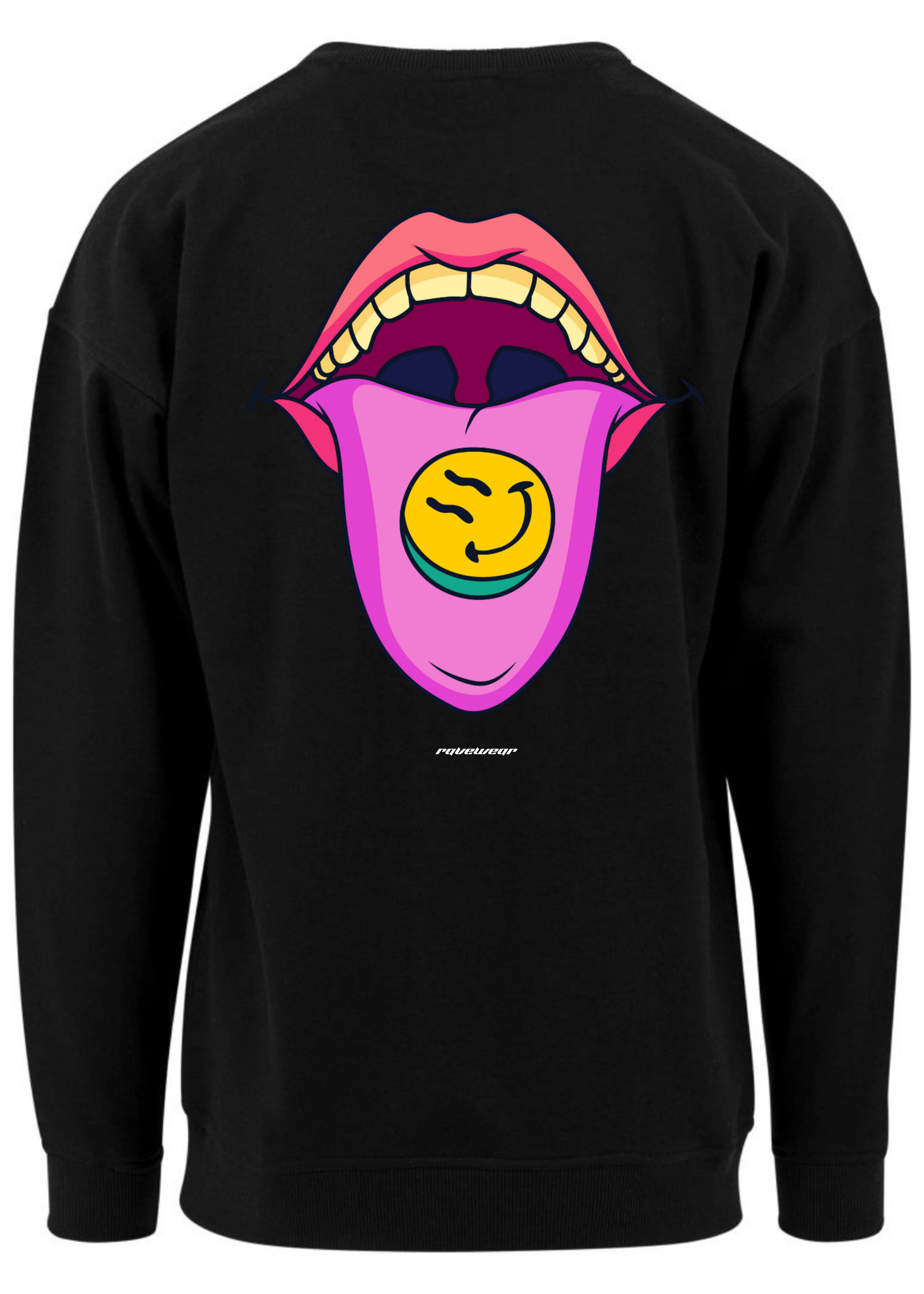 Happy Pills Backprint - Herren Oversized Sweatshirt