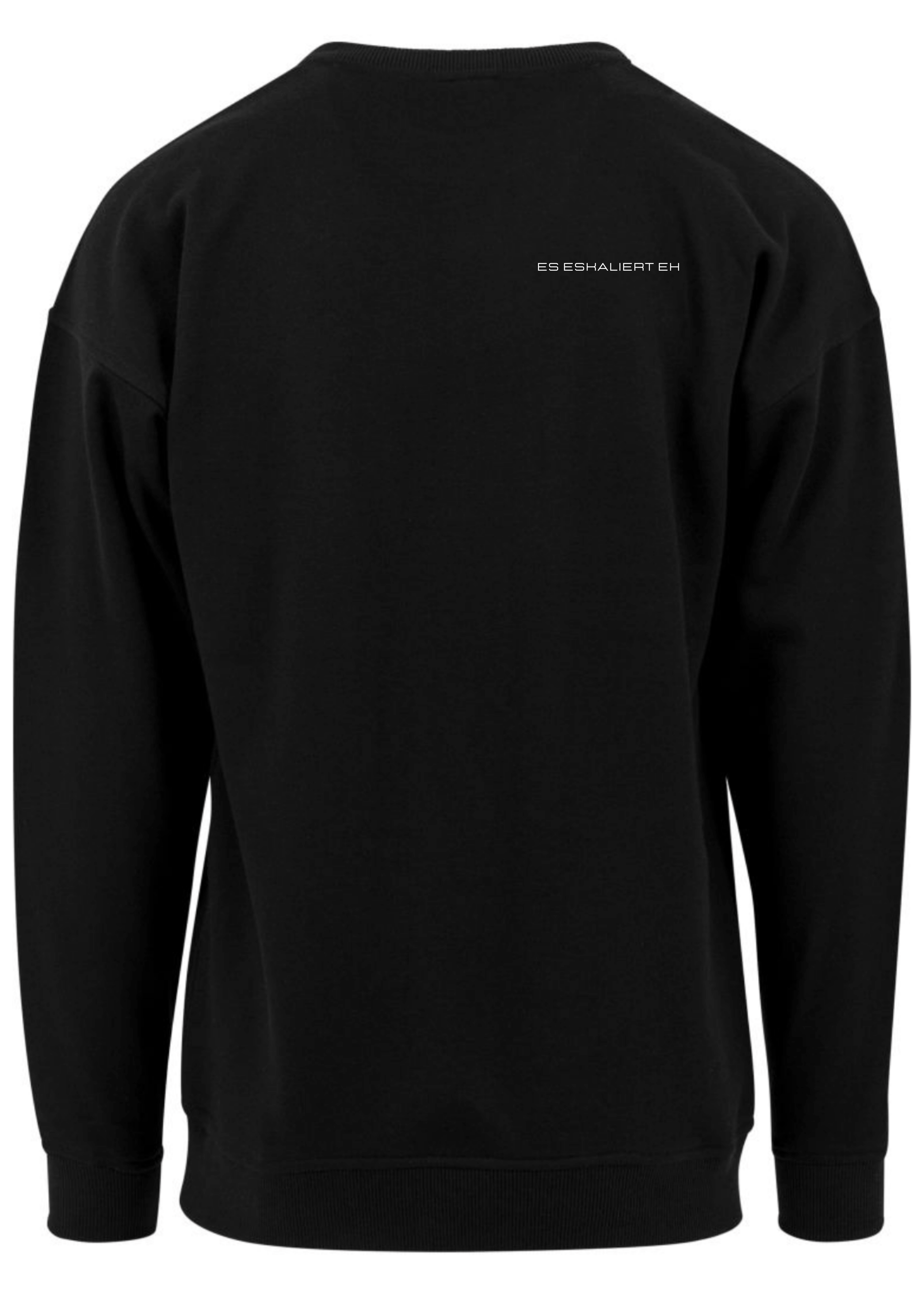 Es Eskaliert Eh Frontprint - Herren Oversized Sweatshirt