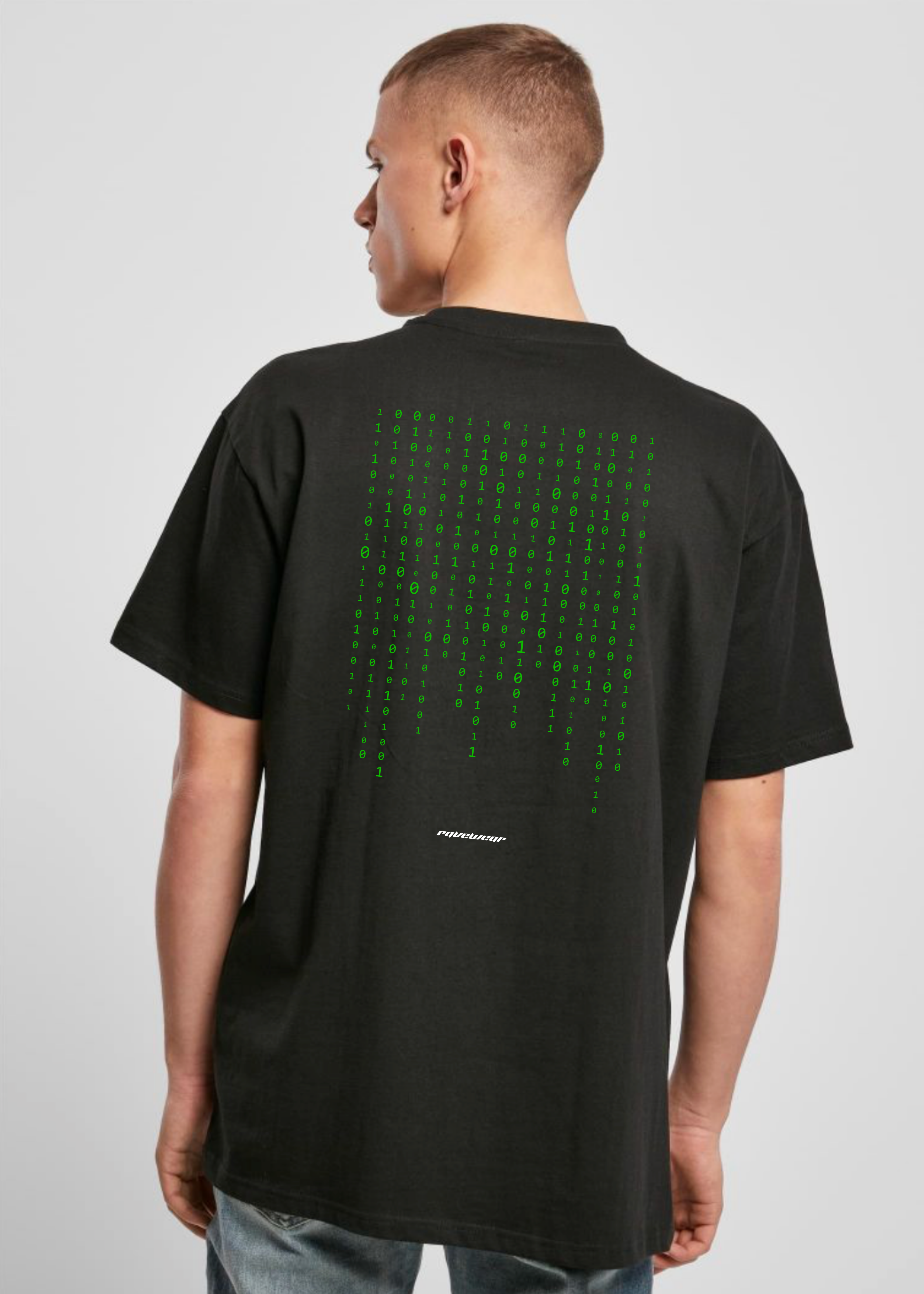 Matrix Backprint - Herren Oversized Shirt