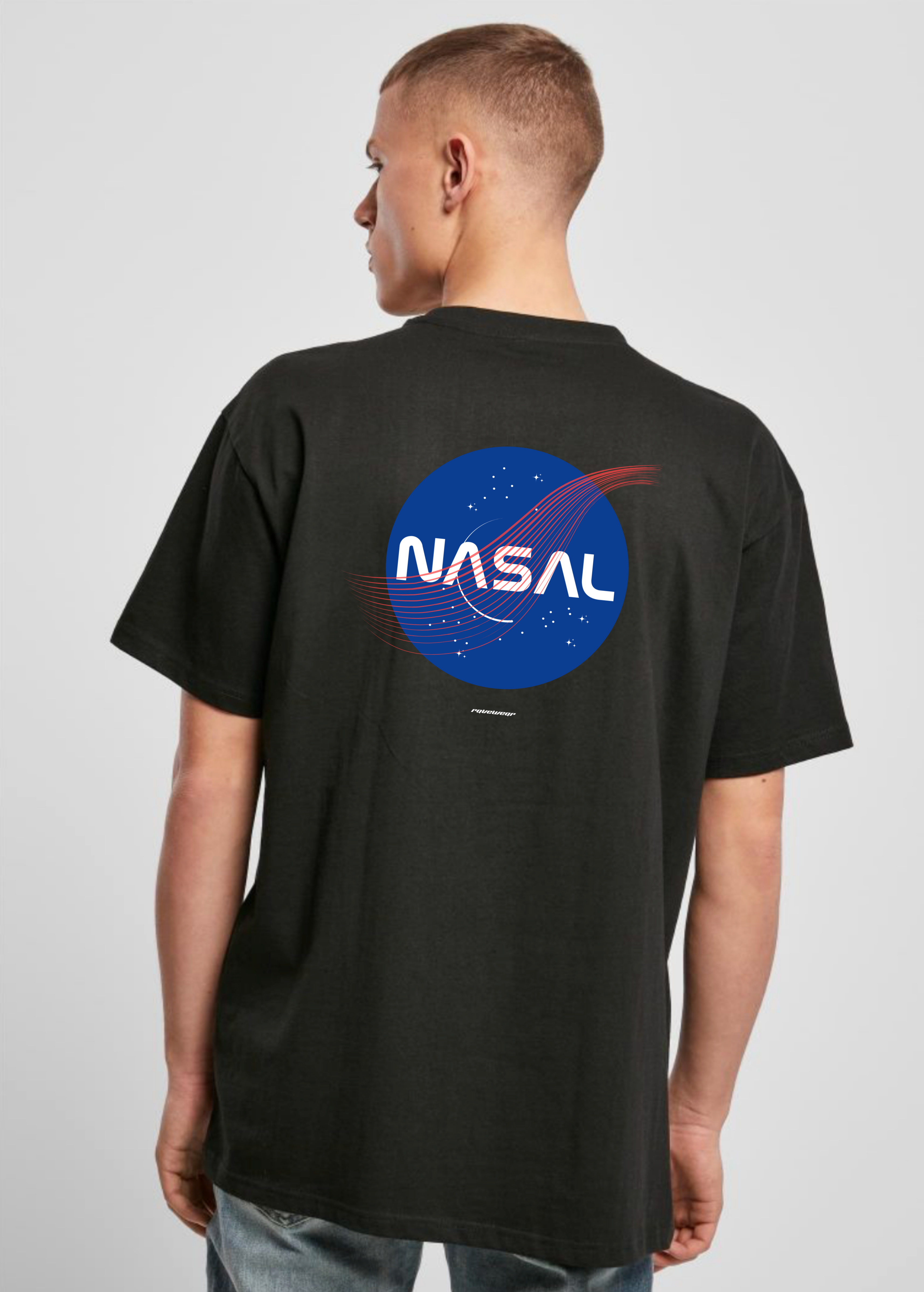 Nasal Backprint - Herren Oversized Shirt