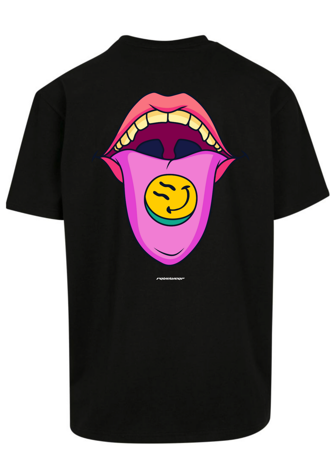 Happy Pills Backprint - Herren Oversized Shirt