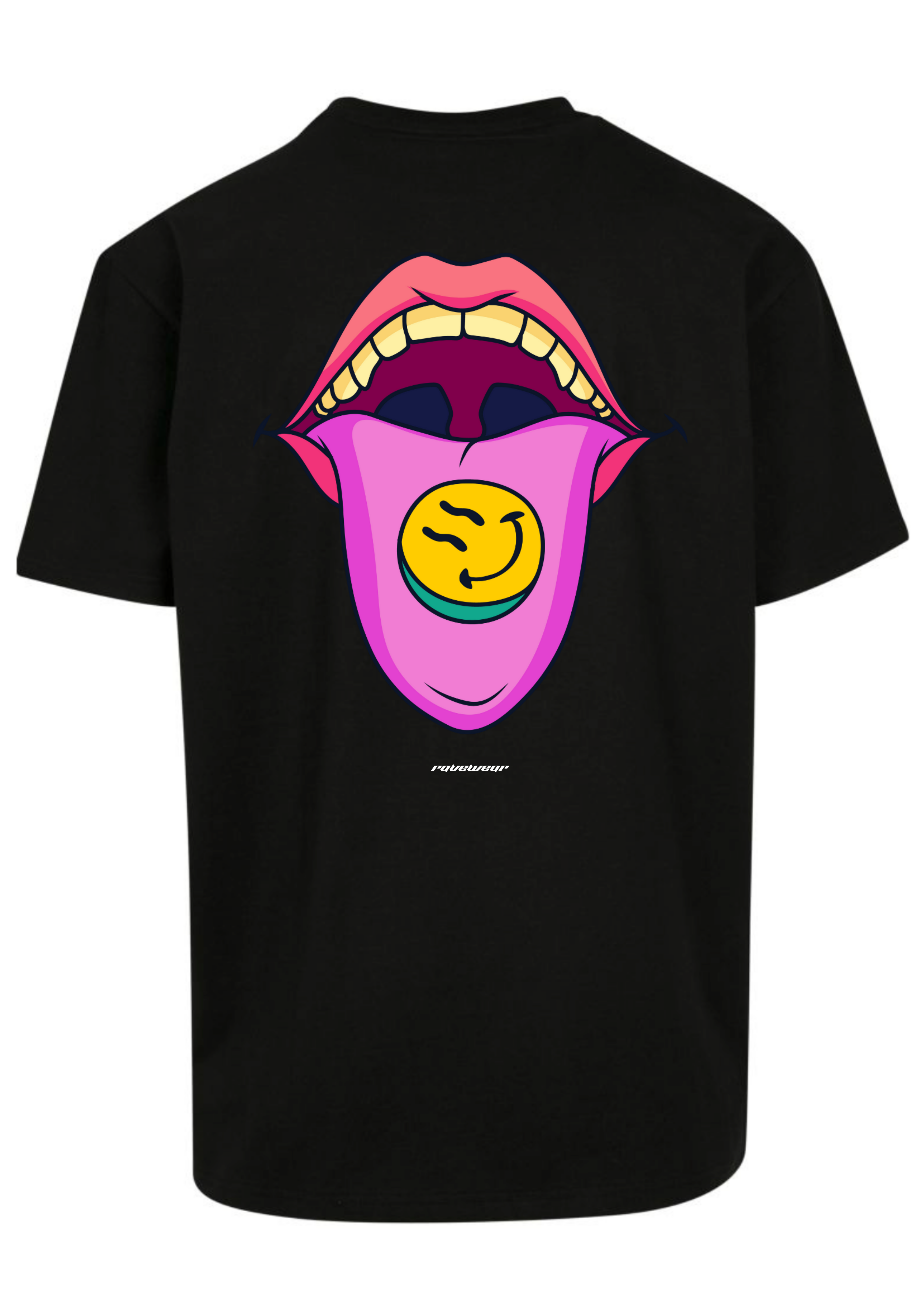 Happy Pills Backprint - Herren Oversized Shirt