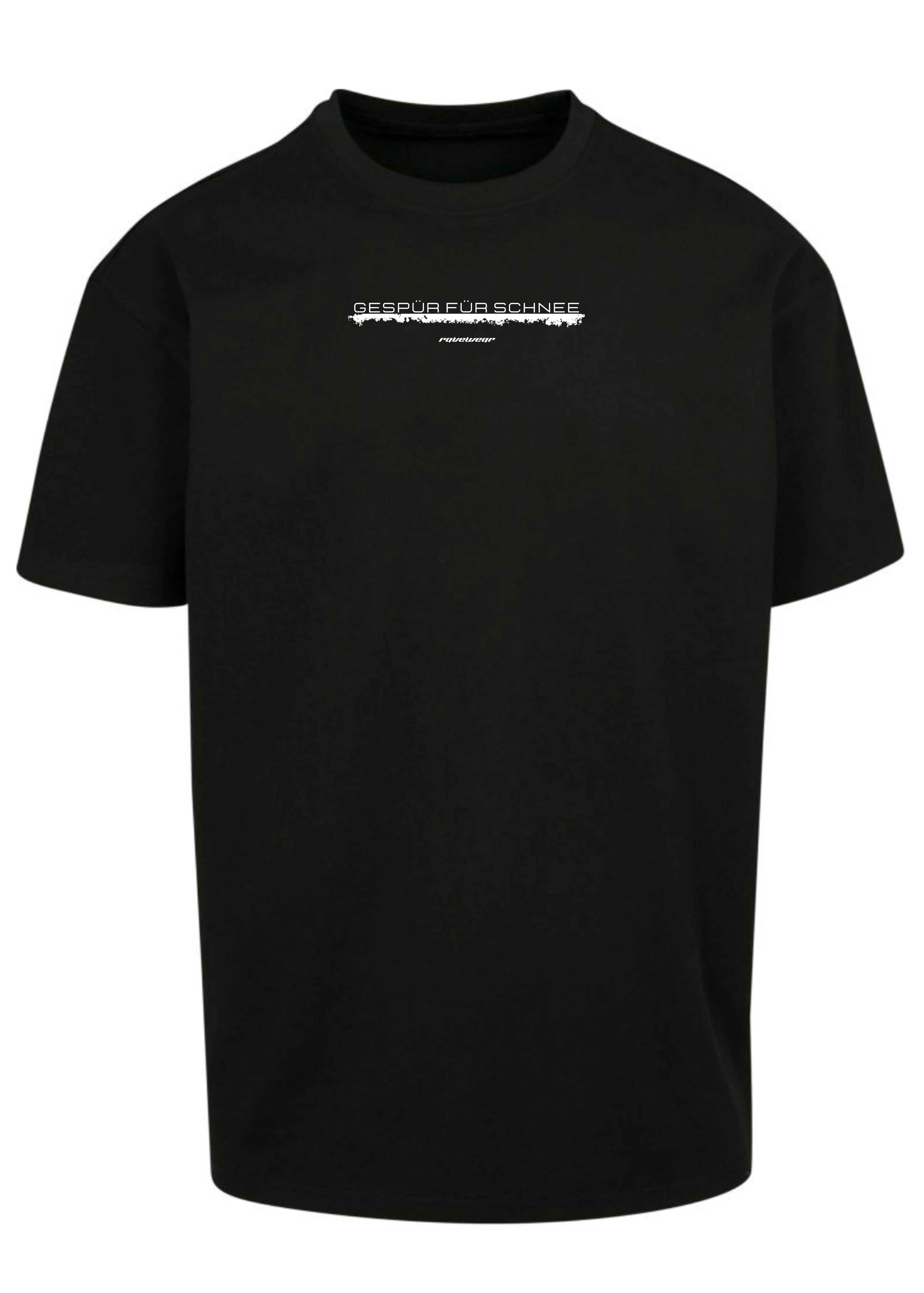 Gespür für Schnee Frontprint - Herren Oversized Shirt