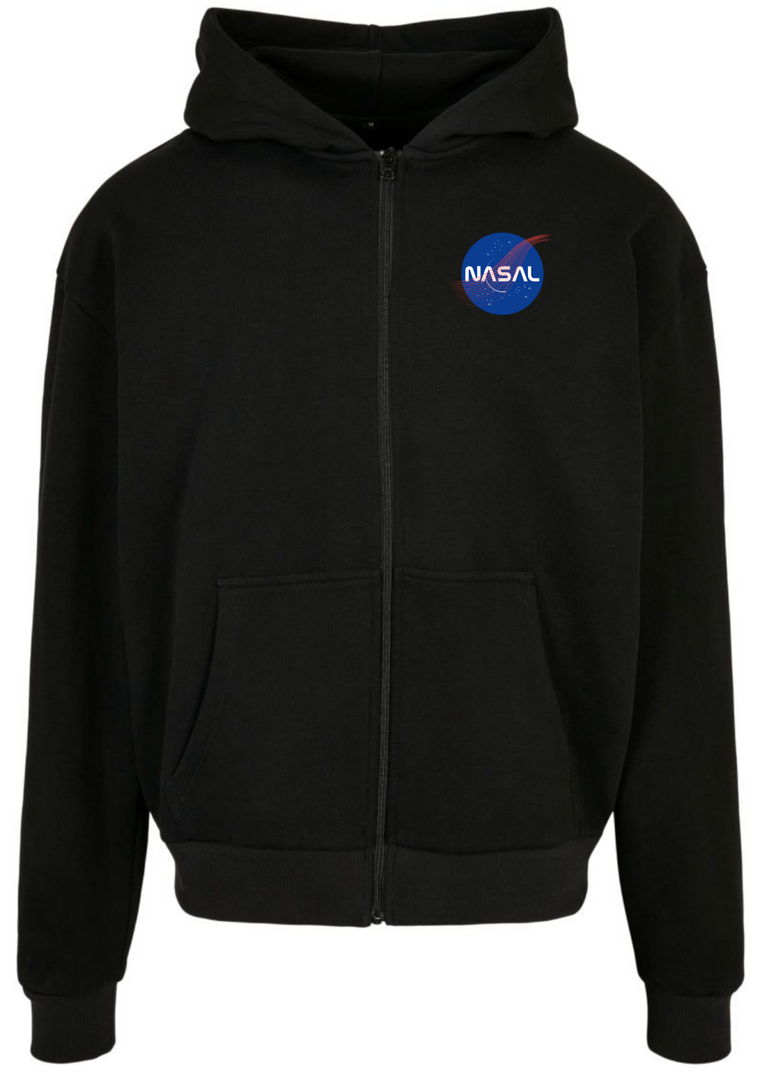 Nasal Frontprint - Herren Oversized Zipper