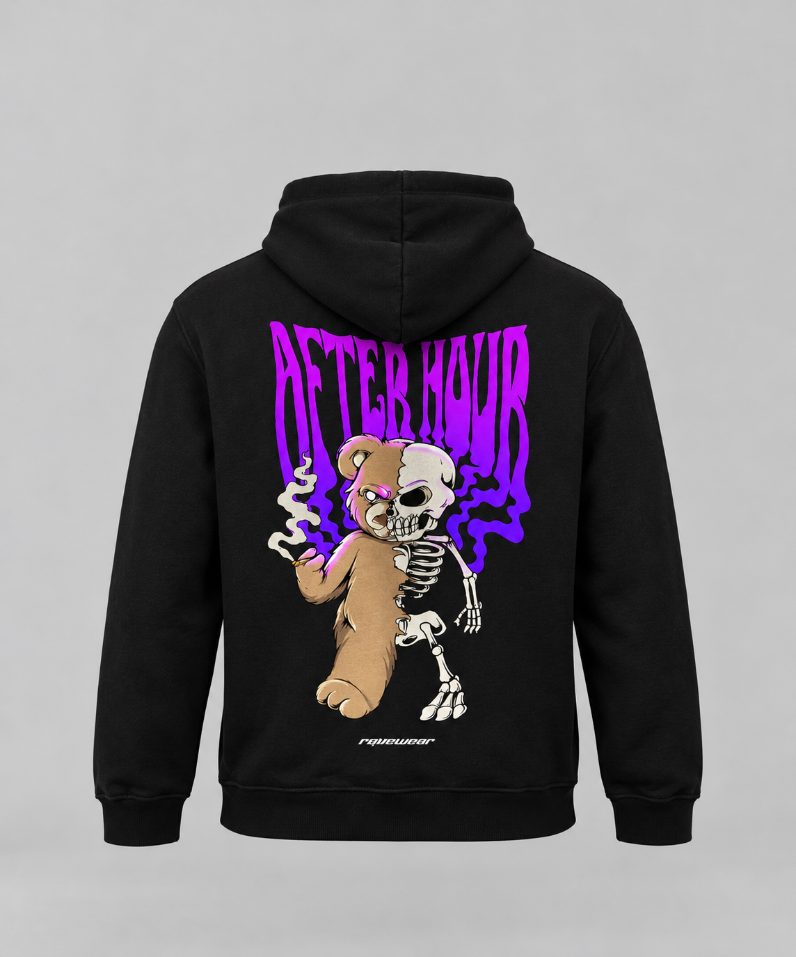 Afterhour Teddy Backprint - Unisex Oversized Hoodie