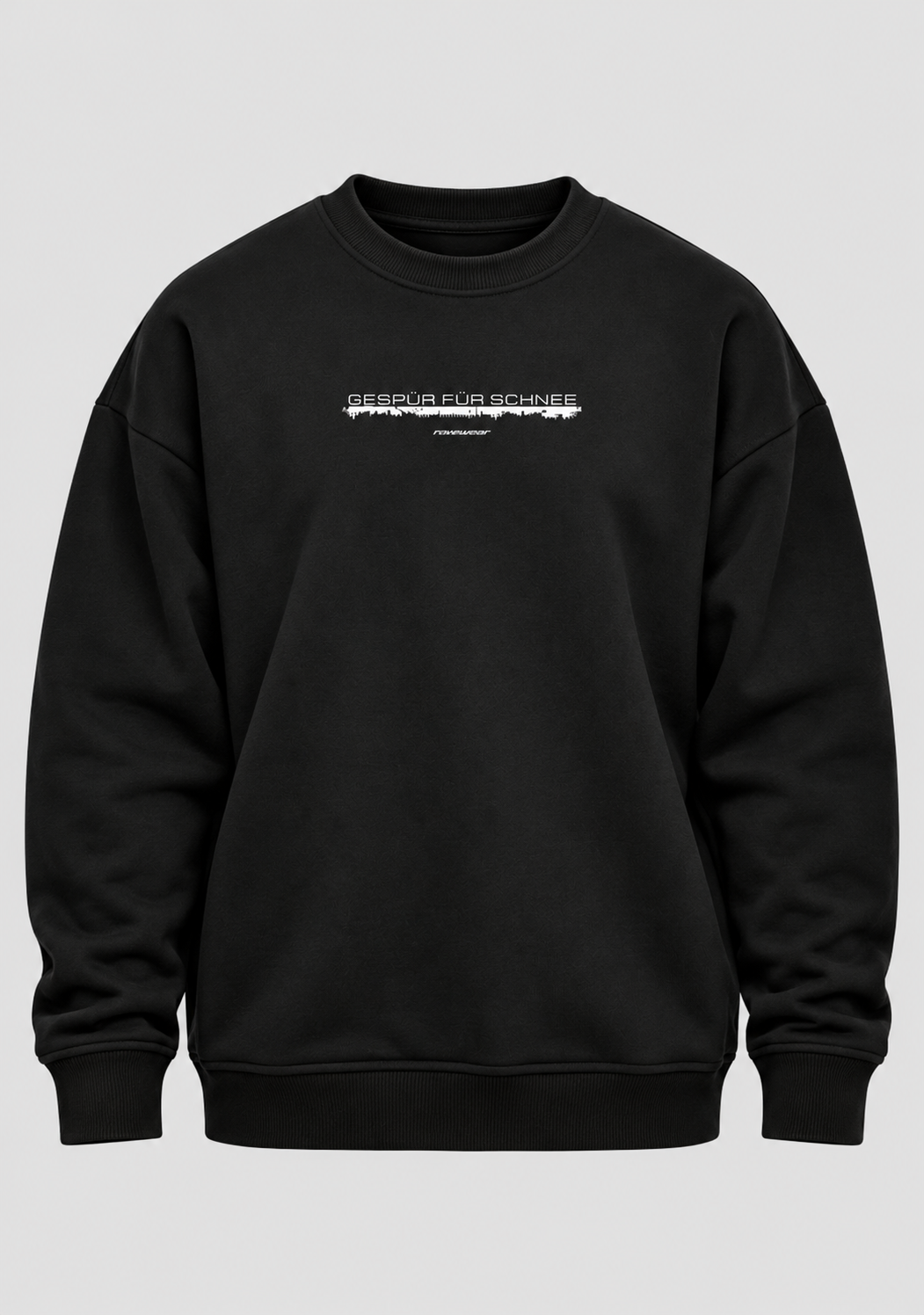 Gespür für Schnee Frontprint - Unisex Oversized Sweatshirt