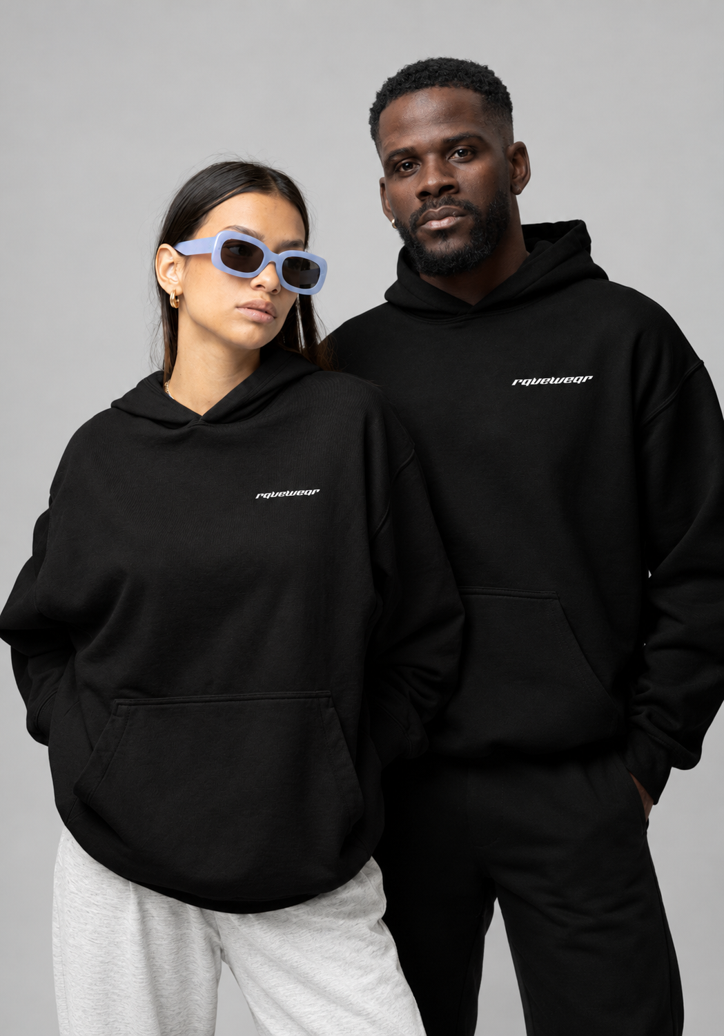 Original ravewear Frontprint - Unisex Oversized Hoodie