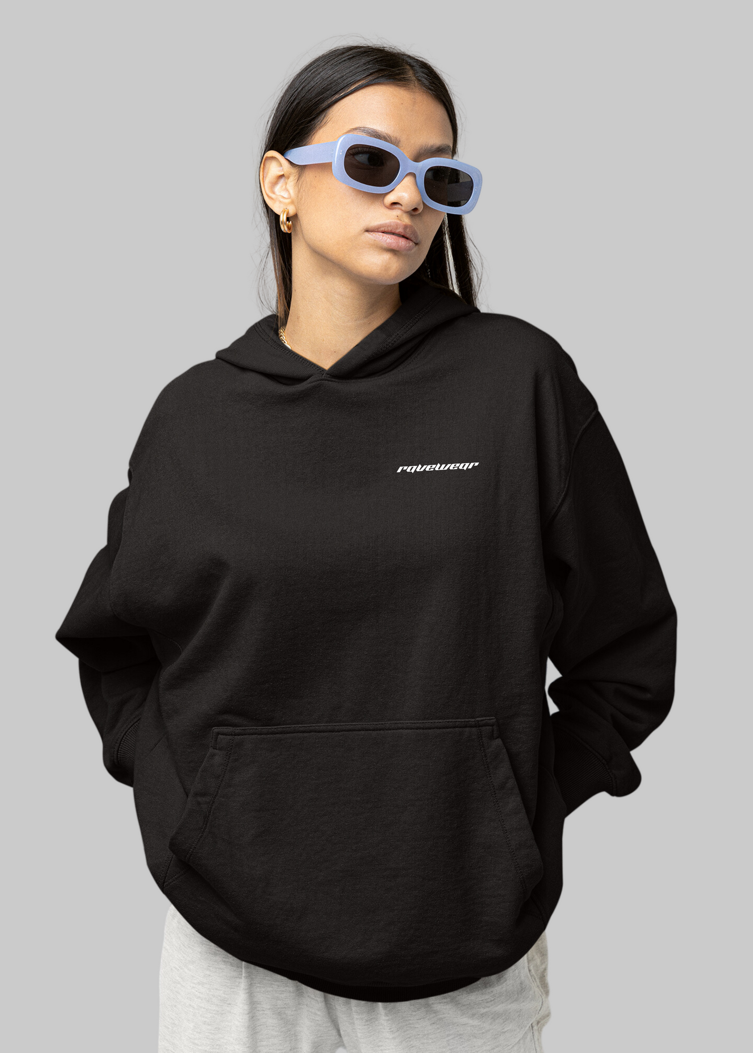 Nasal Backprint - Damen Oversized Hoodie