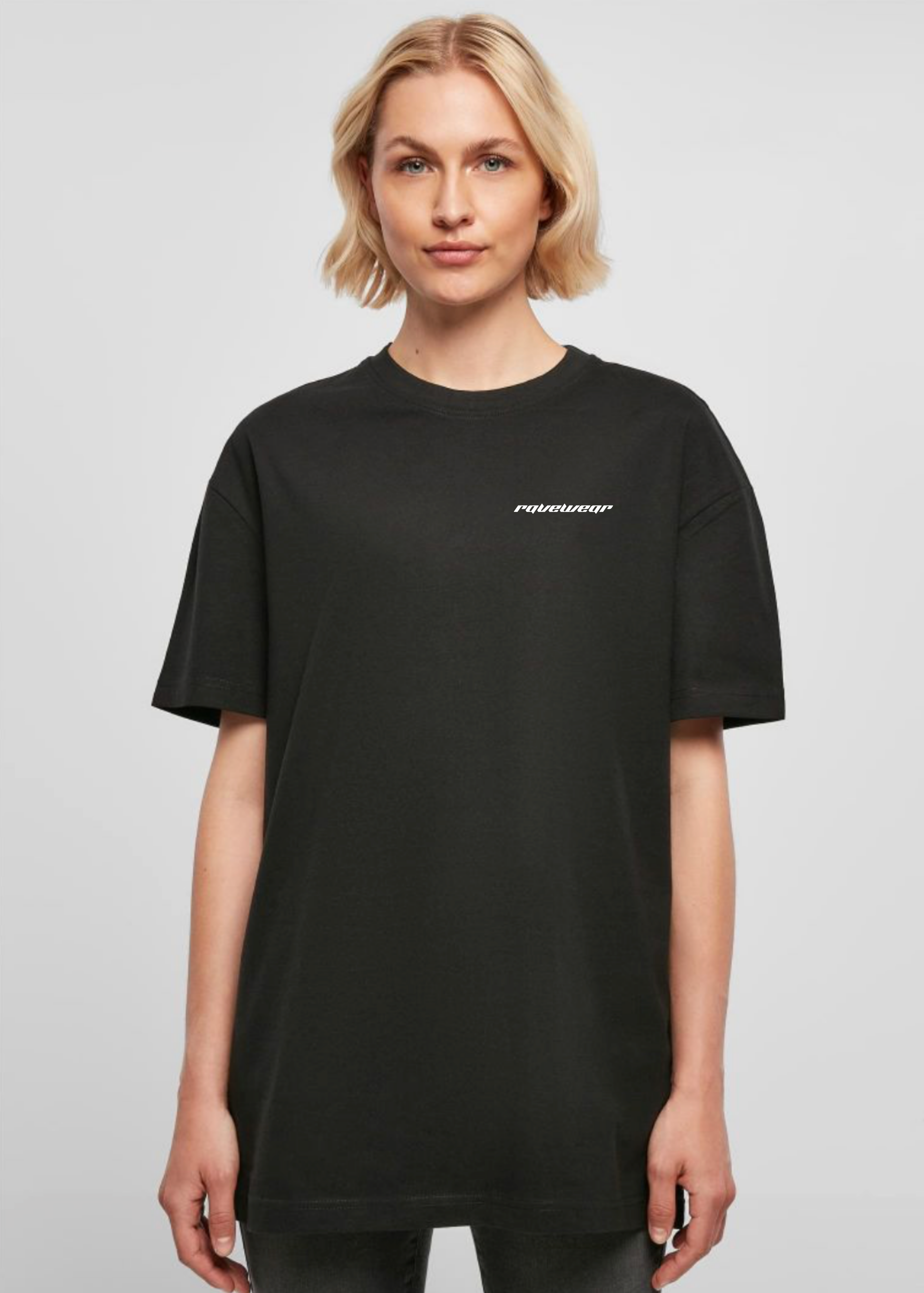Snow white Backprint - Damen Oversized Shirt