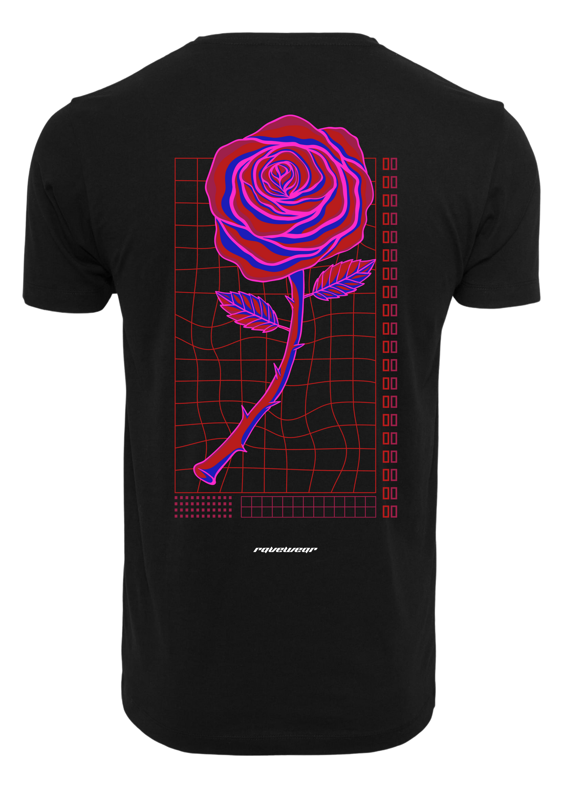 Neon Retro Rose - Unisex Premium T-Shirt