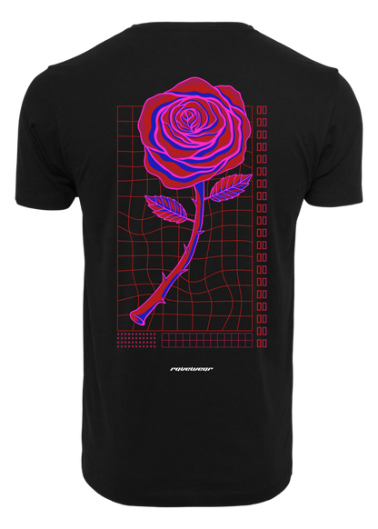 Neon Retro Rose - Herren Premium T-Shirt
