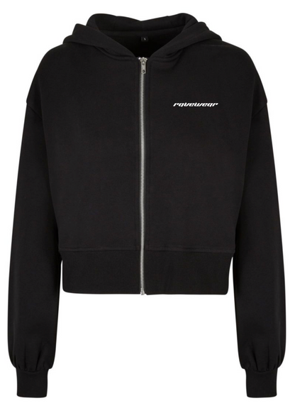 Afterhour Teddy Backprint - Damen Oversized Zipper
