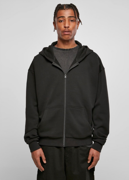 Afterhour Teddy Backprint - Herren Oversized Zipper