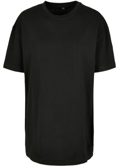 Just Techno Backprint - Damen Oversized Shirt