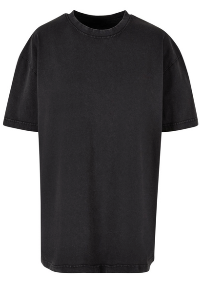 Chained Butterfly Backprint - Damen Acid Oversized Shirt