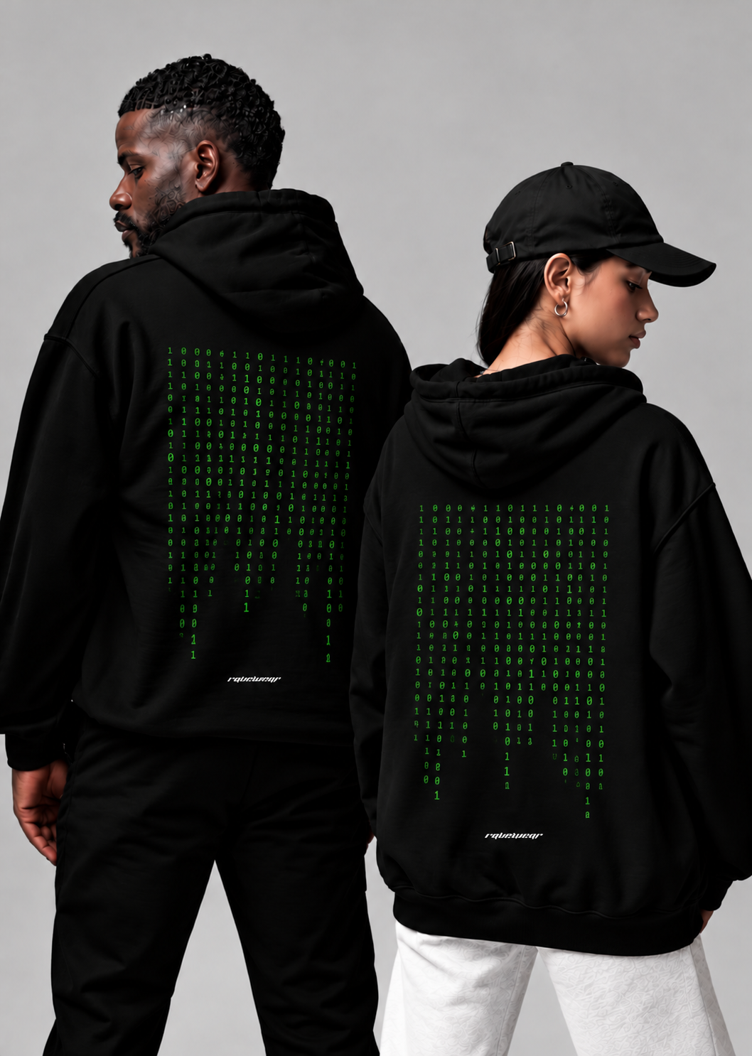 Matrix Backprint - Unisex Oversized Hoodie